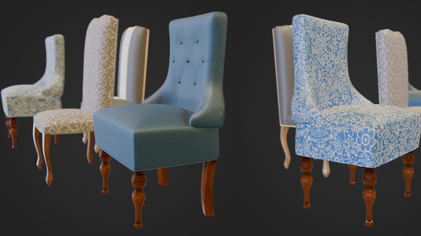 Elegant Chair Set by N/A