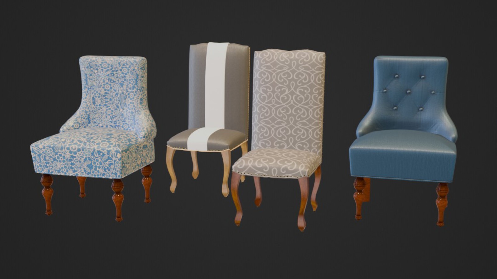Elegant Chair Set by N/A