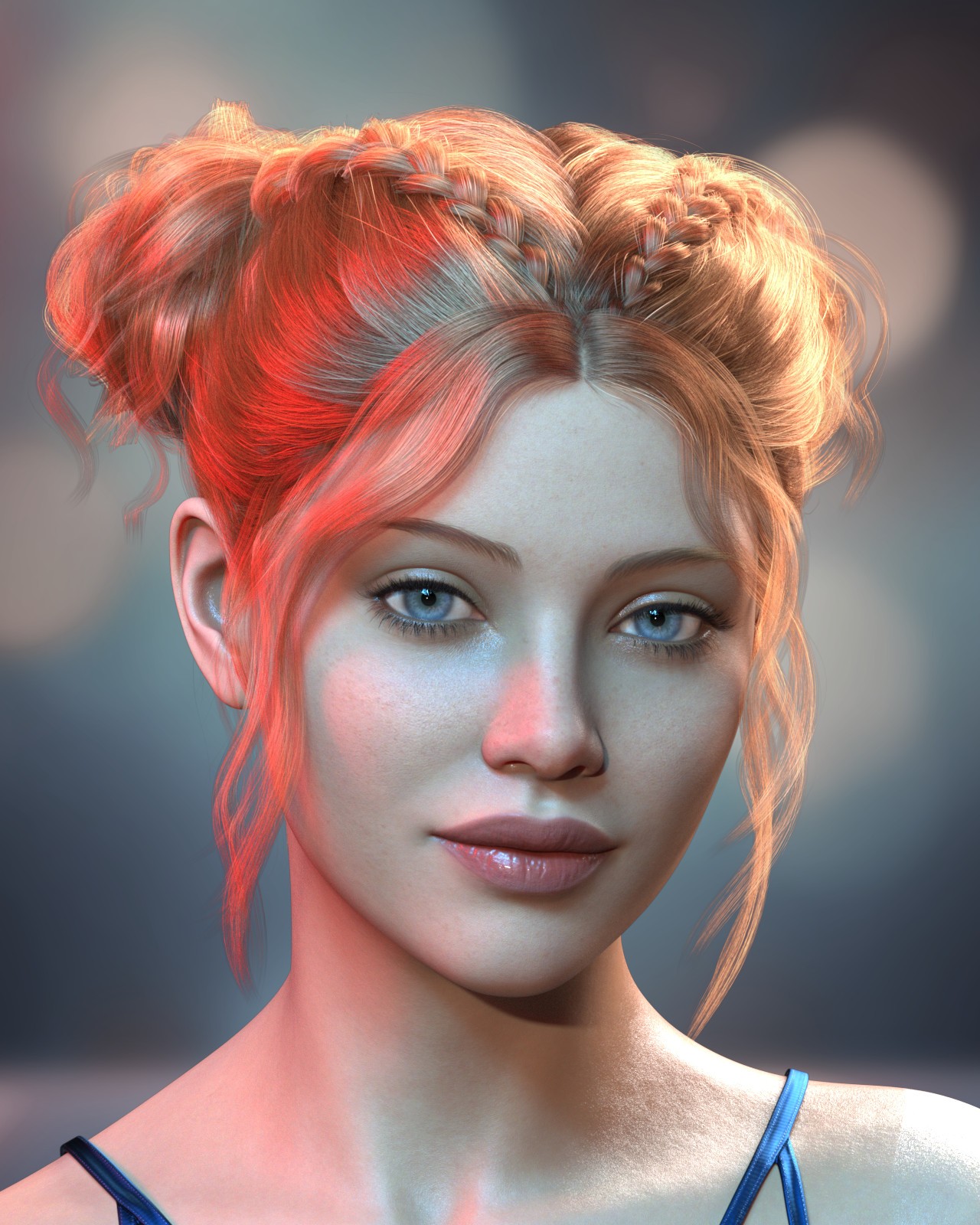 ALO Louisa Hair for Genesis 9, 8 and 8.1 Females by N/A