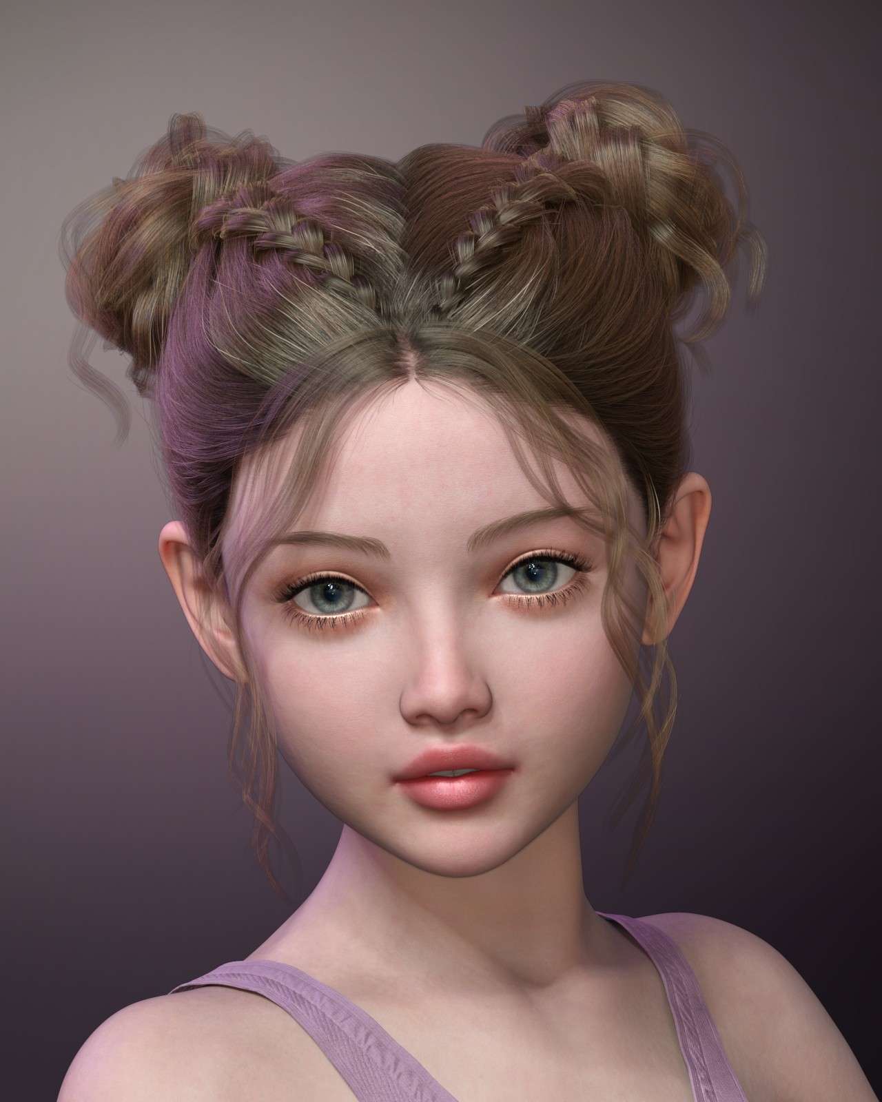 ALO Louisa Hair for Genesis 9, 8 and 8.1 Females by N/A