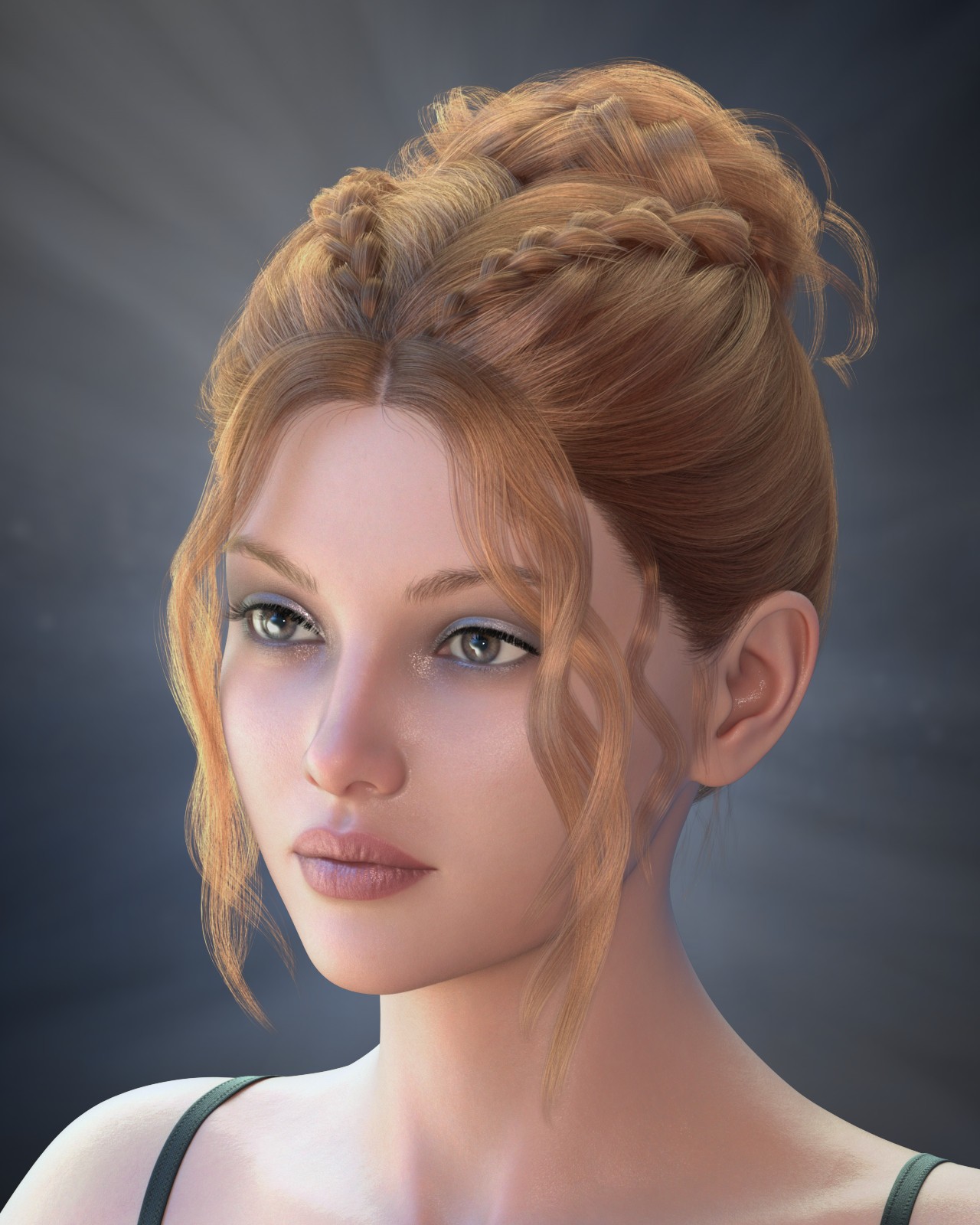 ALO Louisa Hair for Genesis 9, 8 and 8.1 Females by N/A