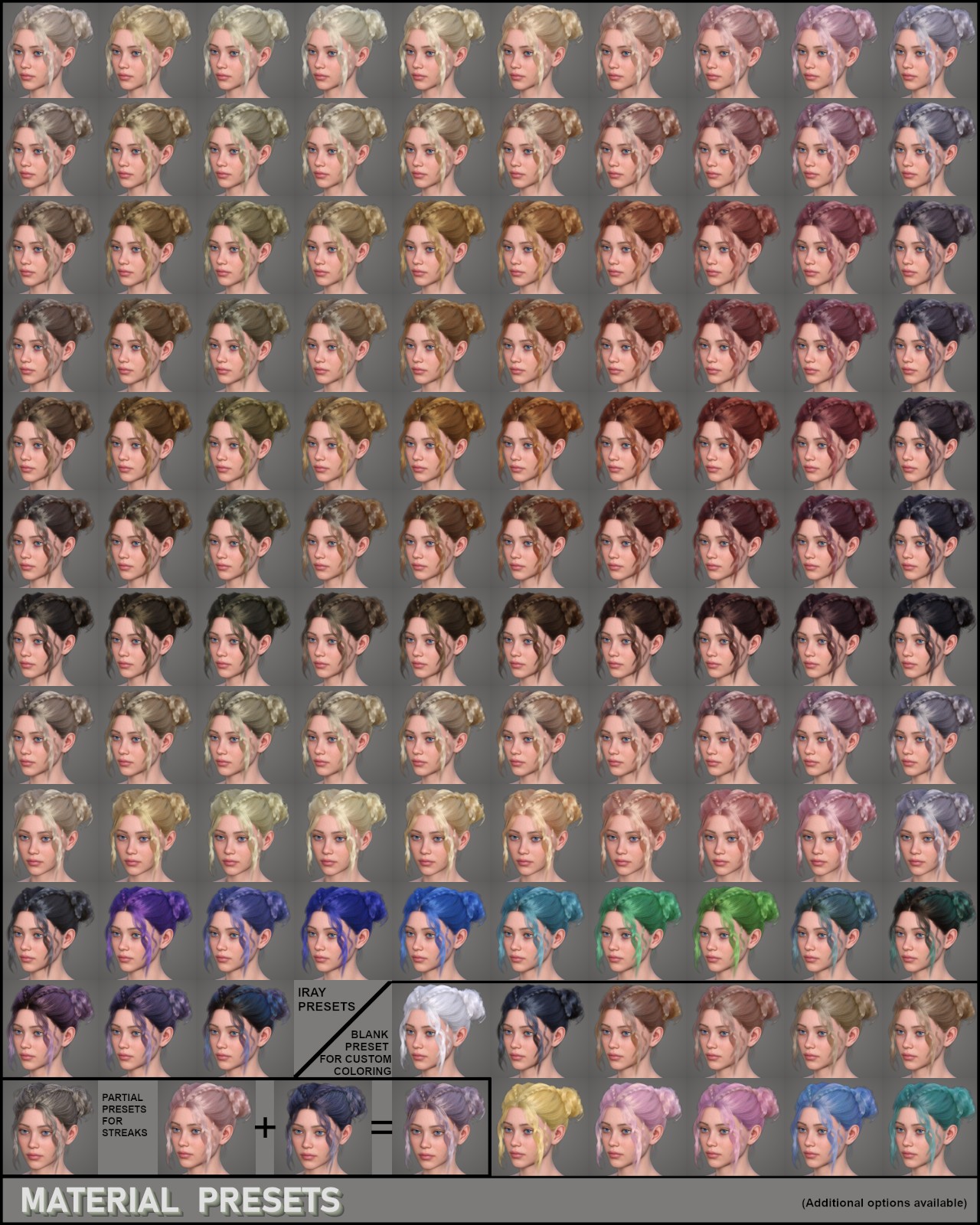 ALO Louisa Hair for Genesis 9, 8 and 8.1 Females by N/A