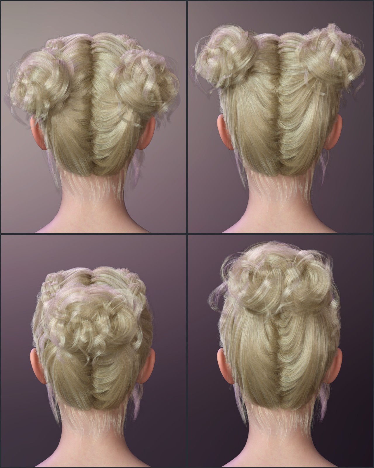 ALO Louisa Hair for Genesis 9, 8 and 8.1 Females by N/A