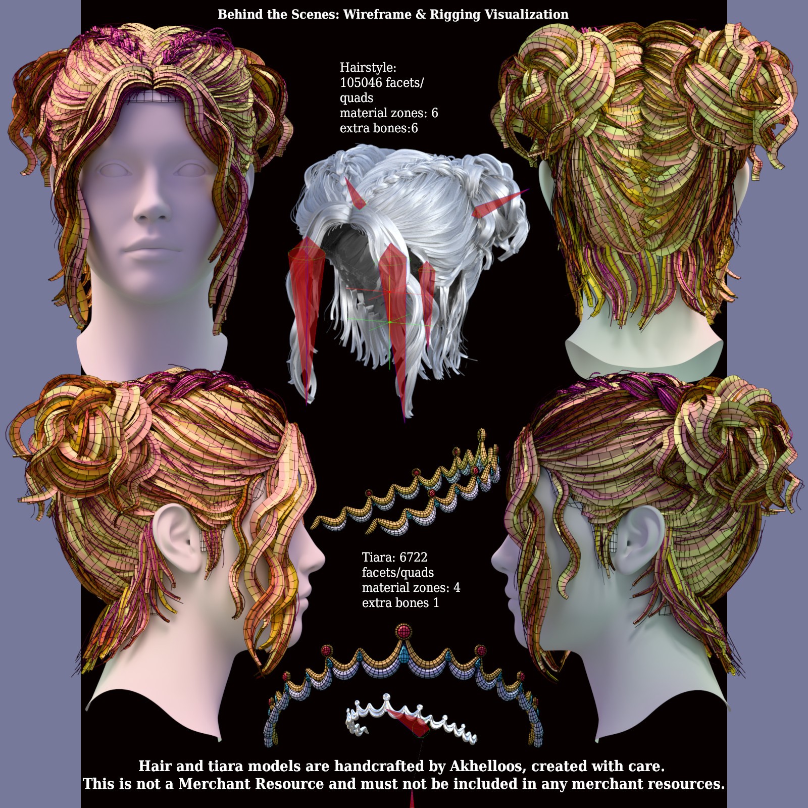ALO Louisa Hair for Genesis 9, 8 and 8.1 Females by N/A