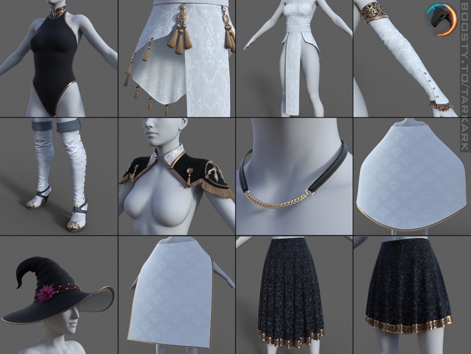 (TA) Drak Dress for Genesis 8 and 8.1 Female by N/A