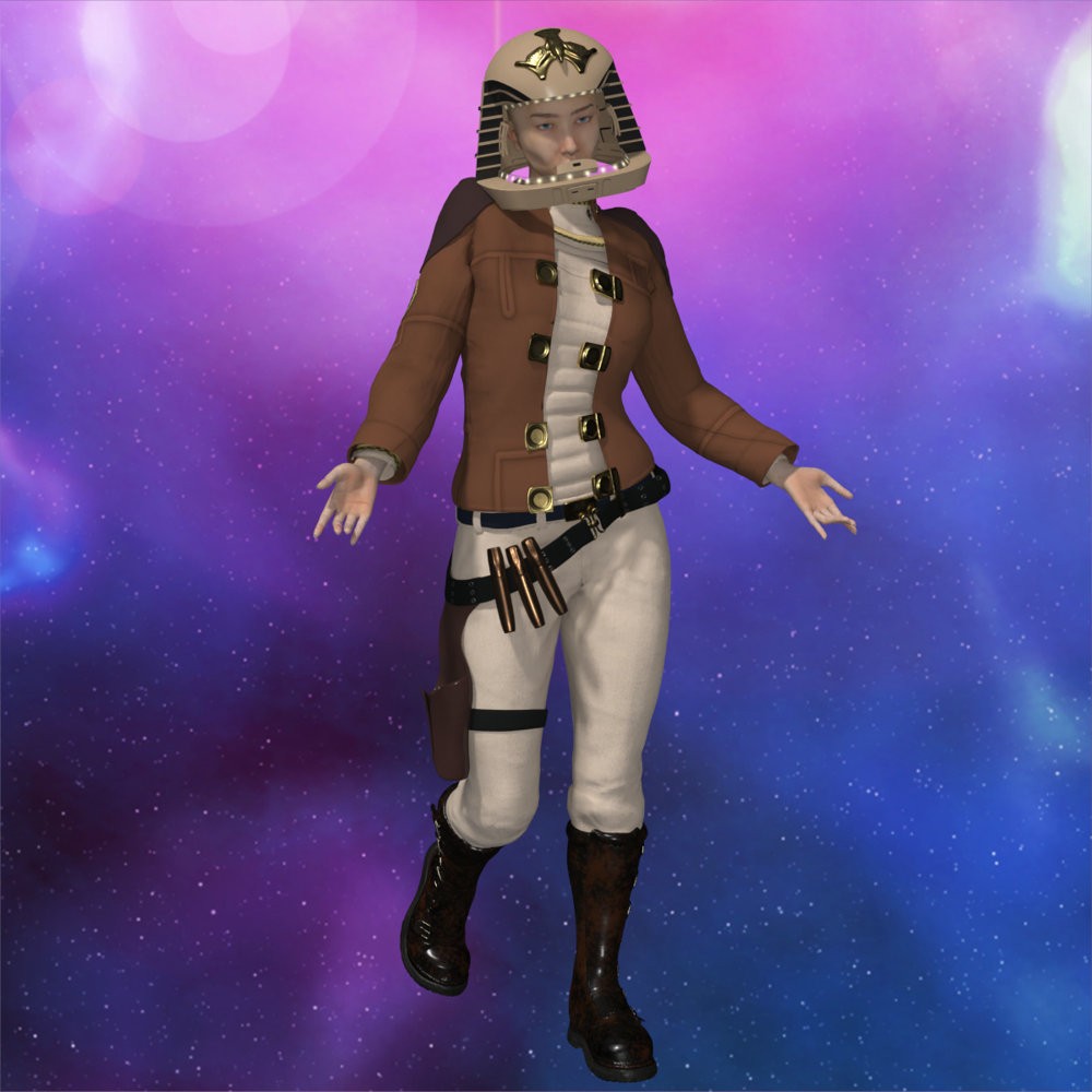 Colonial Warrior for La Femme 2 for Poser by N/A