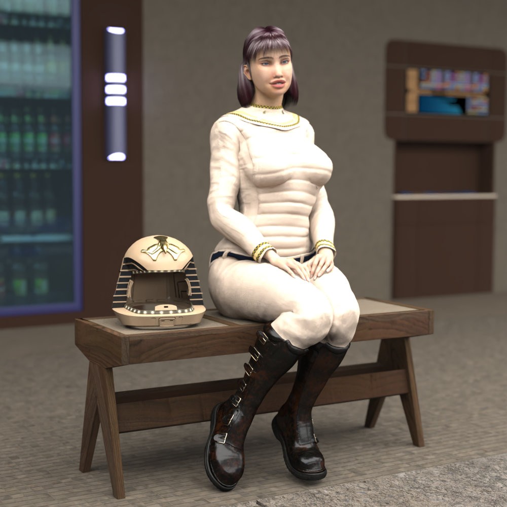 Colonial Warrior for La Femme 2 for Poser by N/A