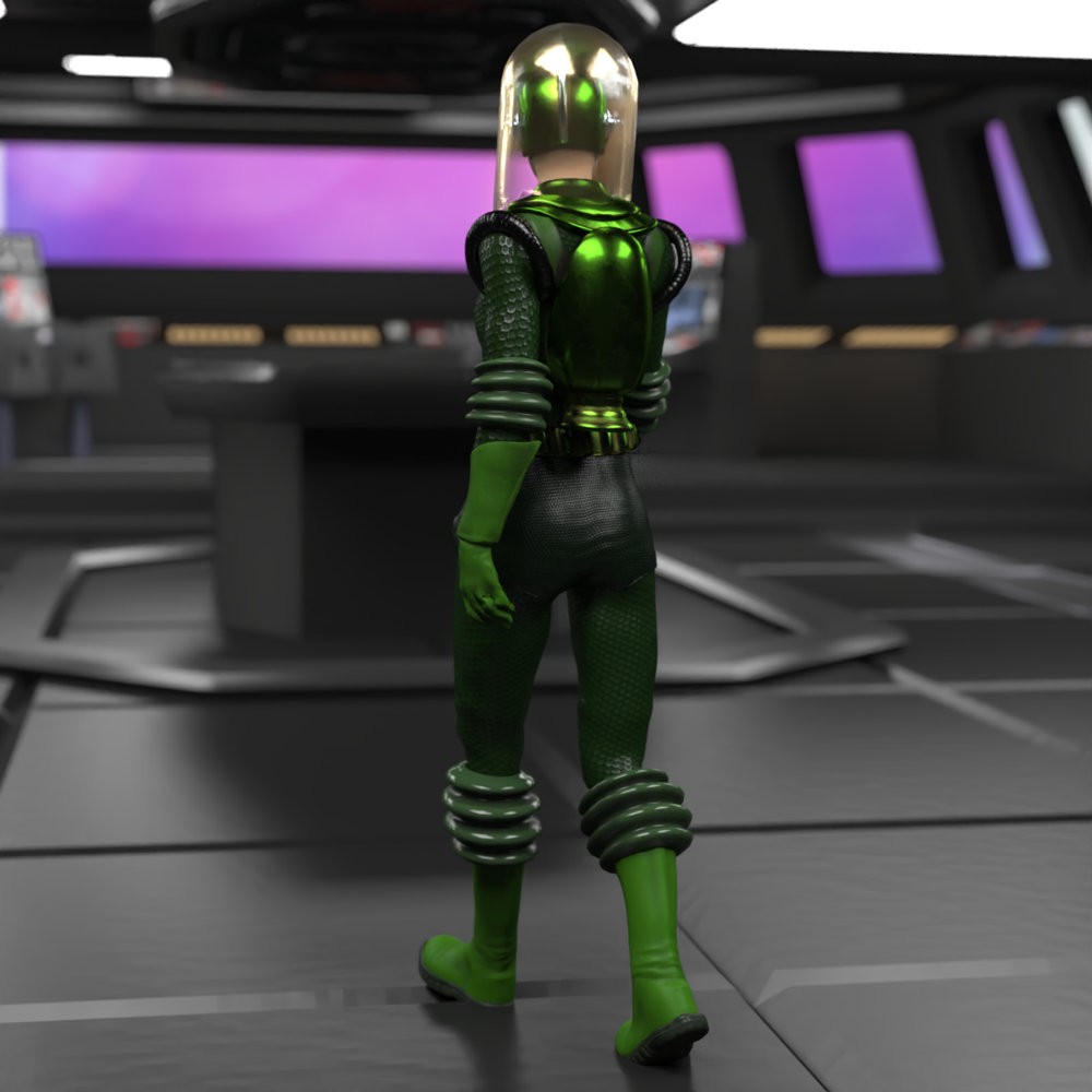 Ajax Spacewoman for La Femme 2 for Poser by N/A