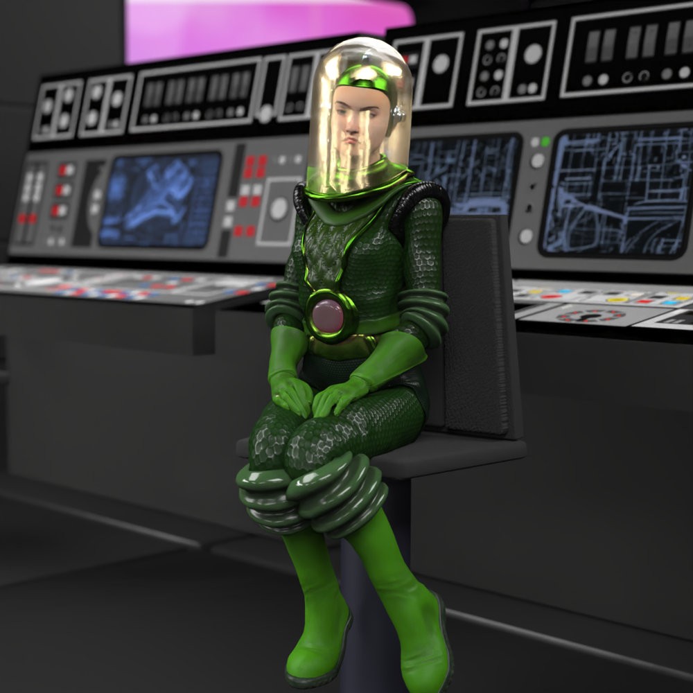 Ajax Spacewoman for La Femme 2 for Poser by N/A