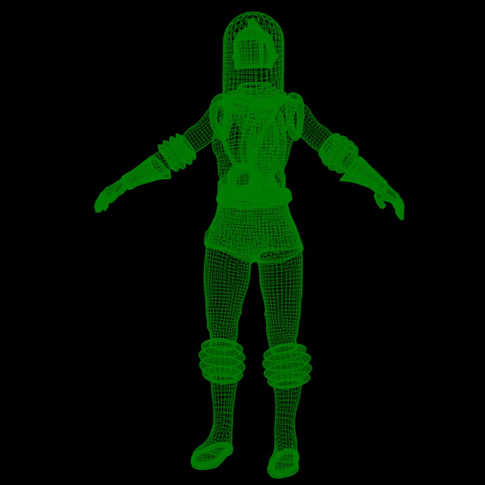 Ajax Spacewoman for La Femme 2 for Poser by N/A