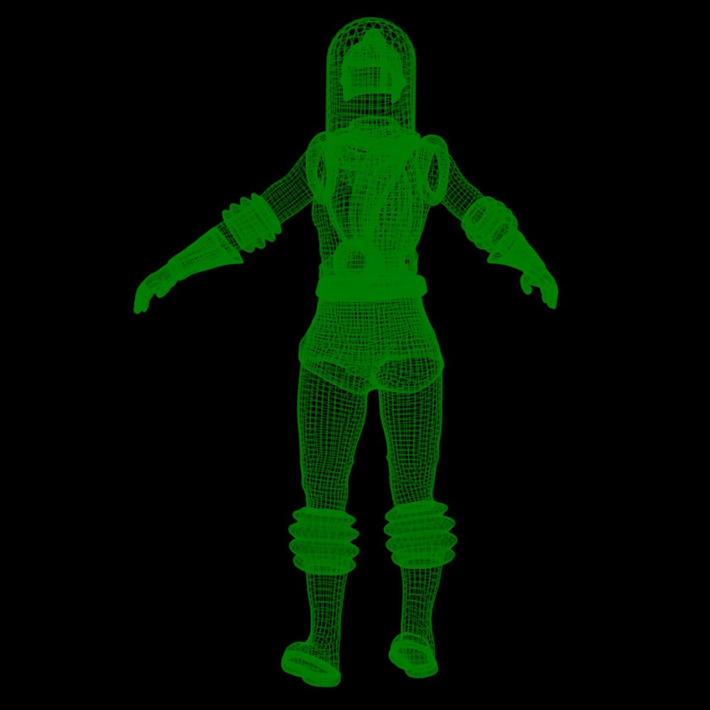 Ajax Spacewoman for La Femme 2 for Poser by N/A