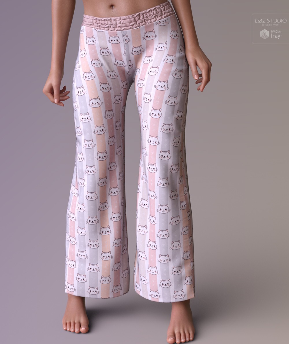 dForce Wideleg Comfy Loungewear Pants G8G8.1F by N/A
