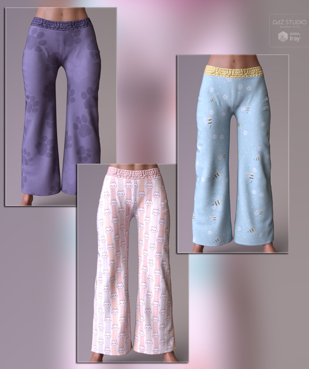 dForce Wideleg Comfy Loungewear Pants G8G8.1F by N/A