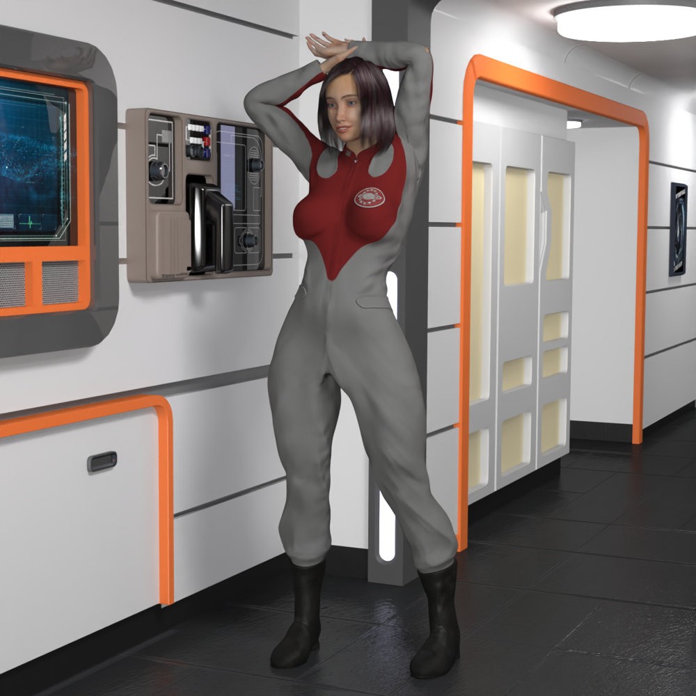 NSEA Uniform (for La Femme 2) (for Poser) by N/A