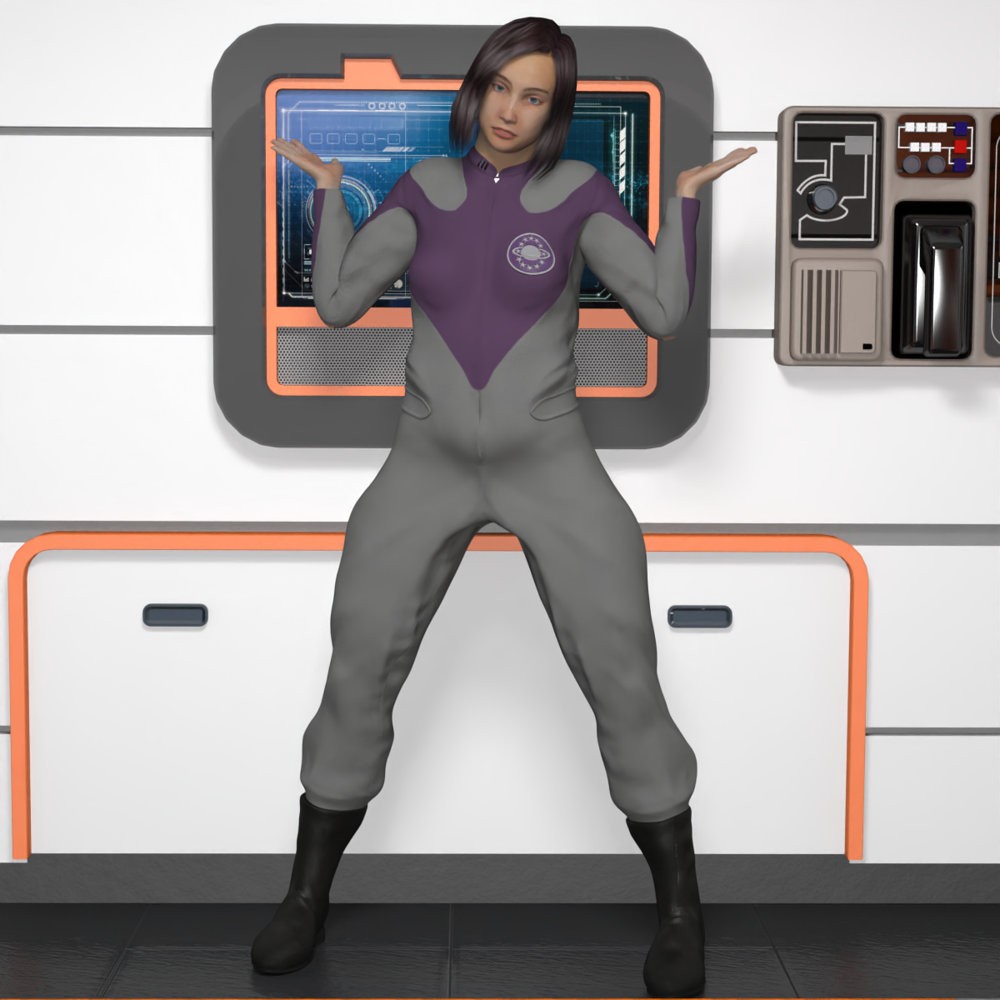 NSEA Uniform (for La Femme 2) (for Poser) by N/A