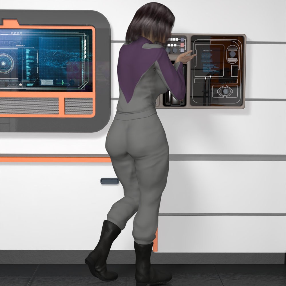 NSEA Uniform (for La Femme 2) (for Poser) by N/A