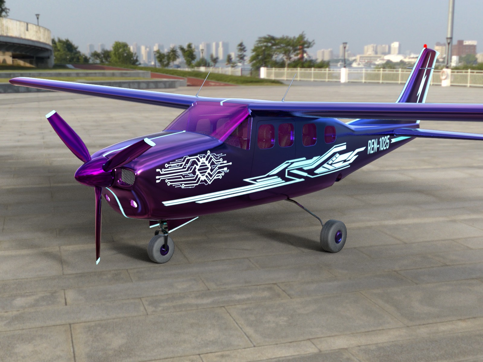 Cyber Jet for Daz and Poser by N/A