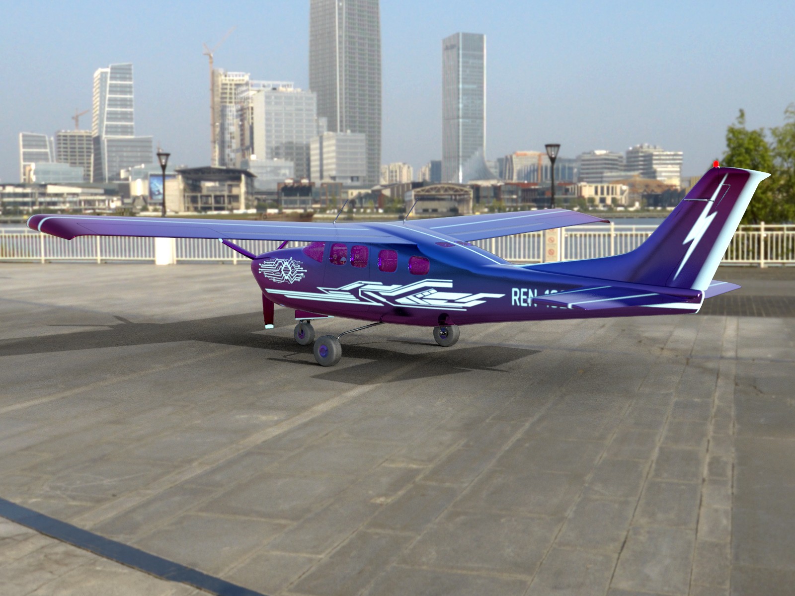 Cyber Jet for Daz and Poser by N/A