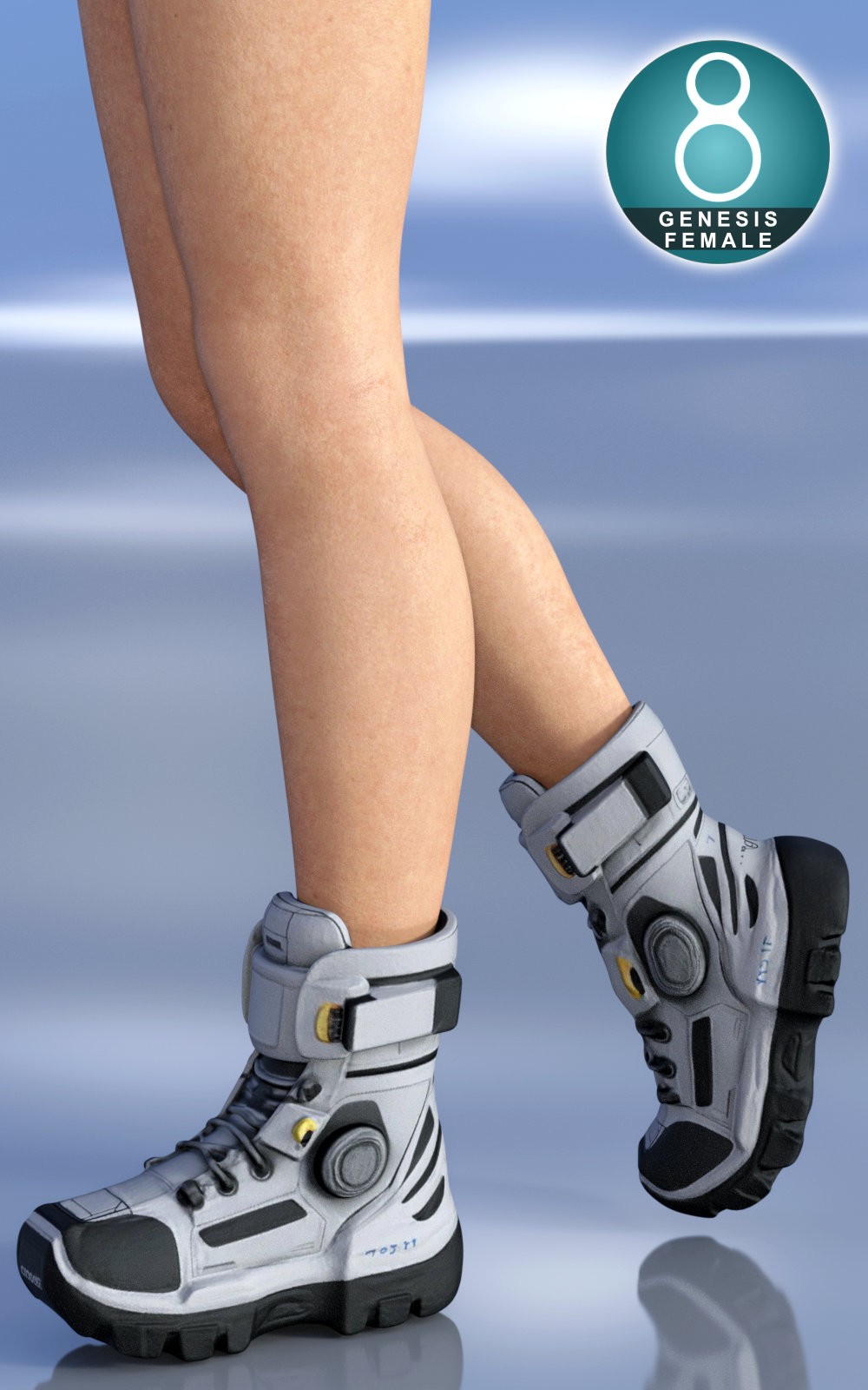 Sci-Fi Boots MK1 for G8F by N/A