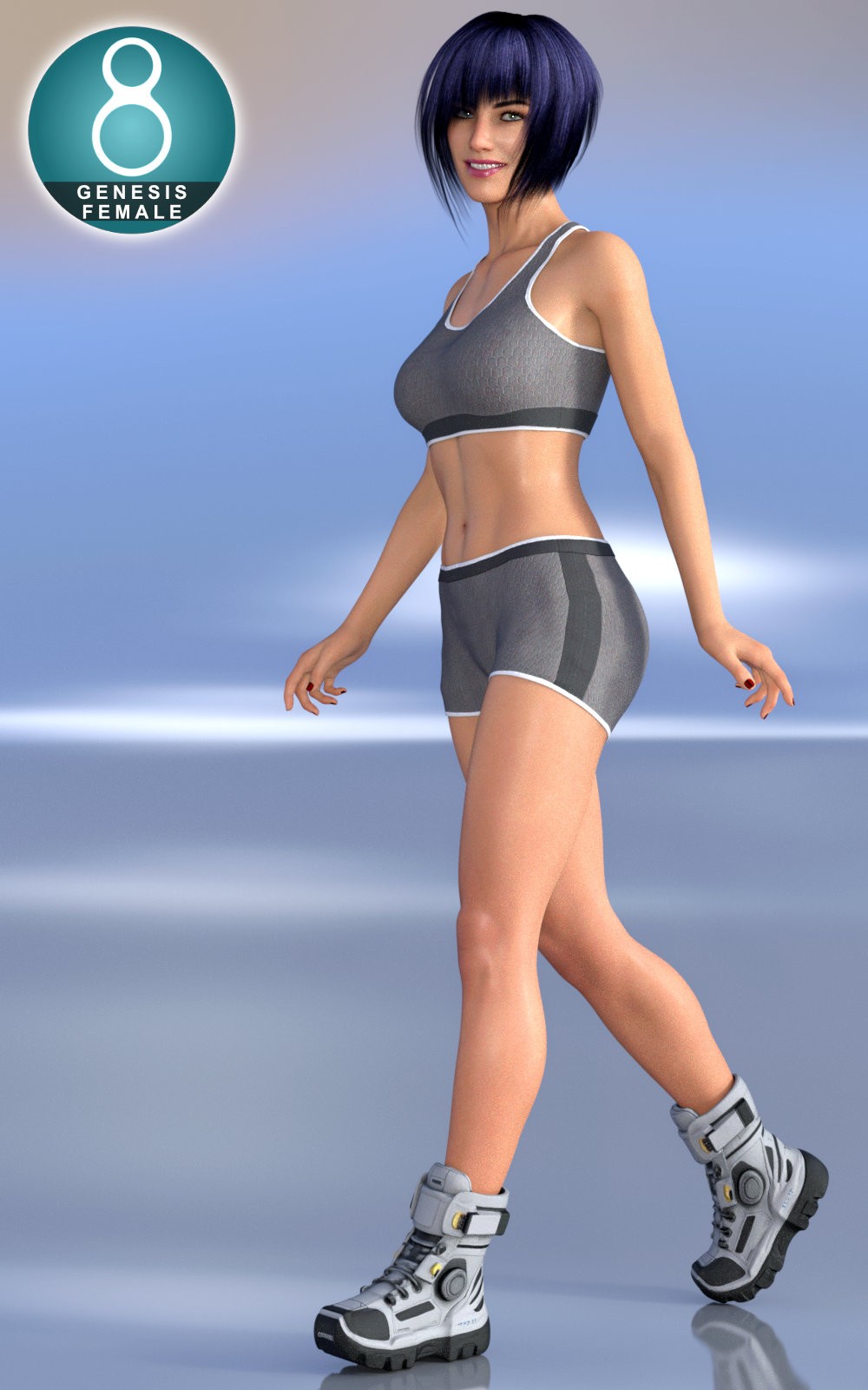 Sci-Fi Boots MK1 for G8F by N/A