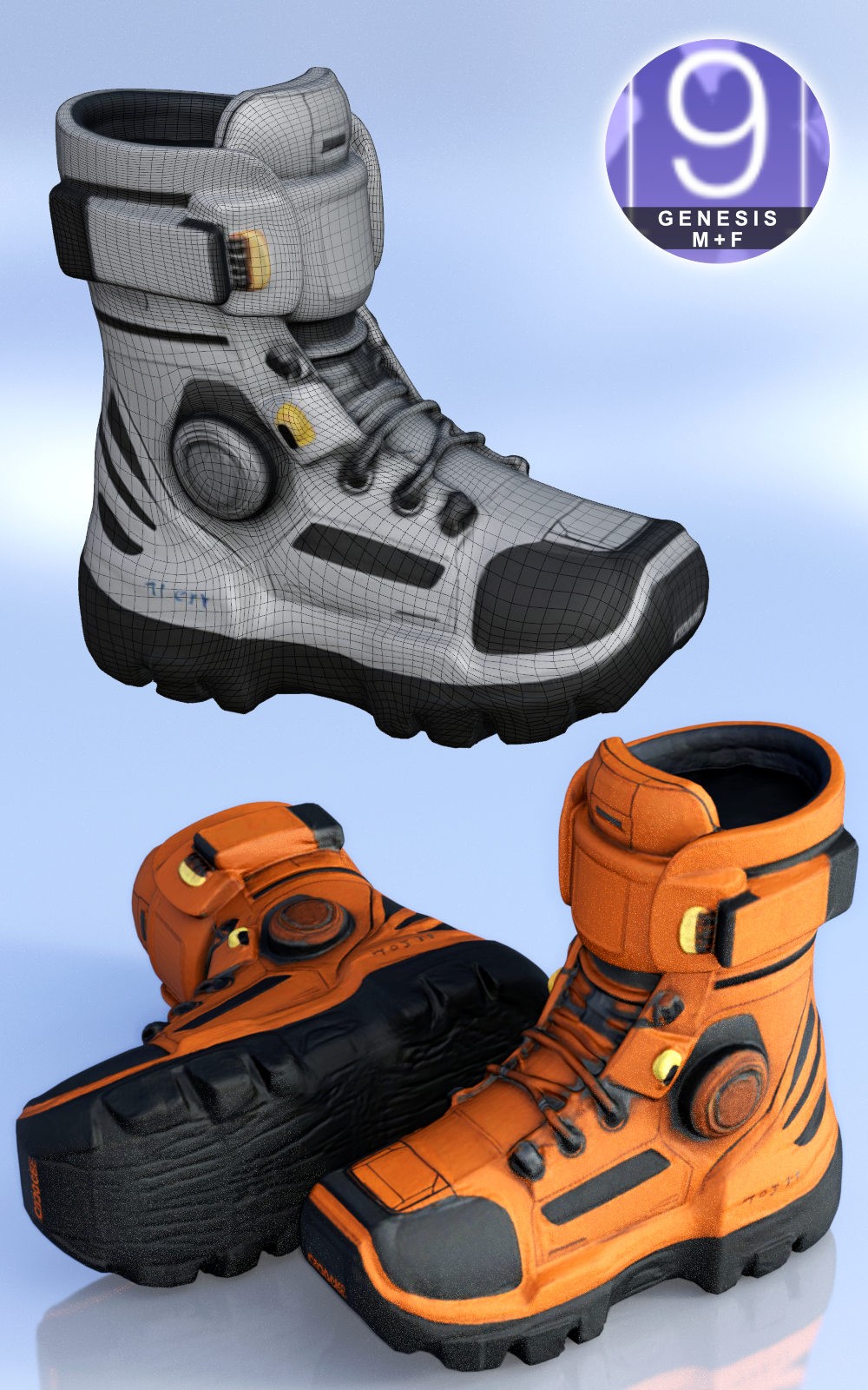 Sci-Fi Boots MK1 for G9 by N/A