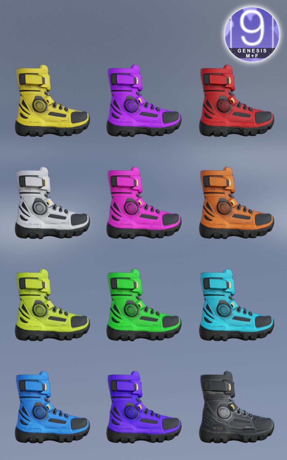 Sci-Fi Boots MK1 for G9 by N/A