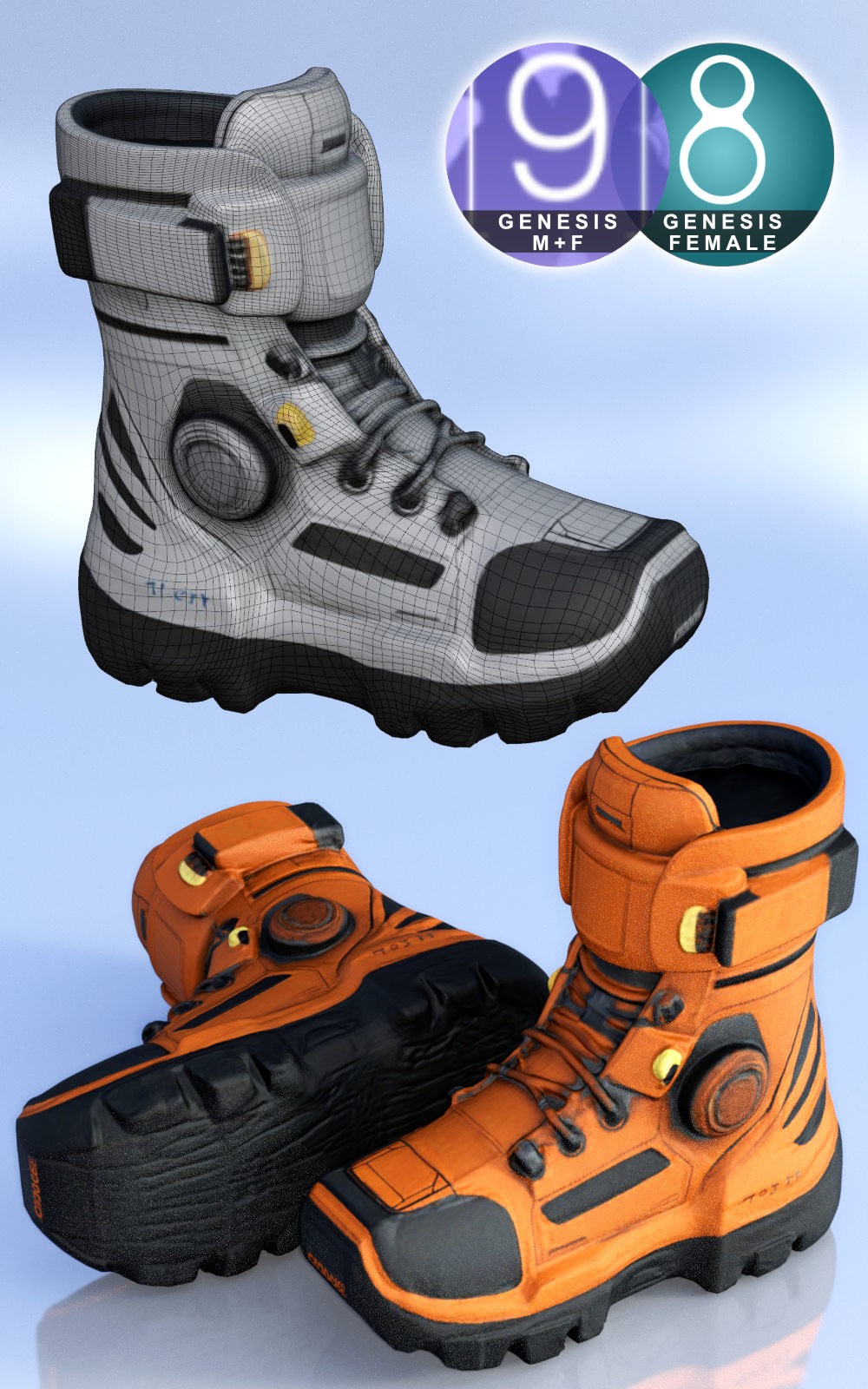 Sci-Fi Boots MK1 Premium Pack by N/A
