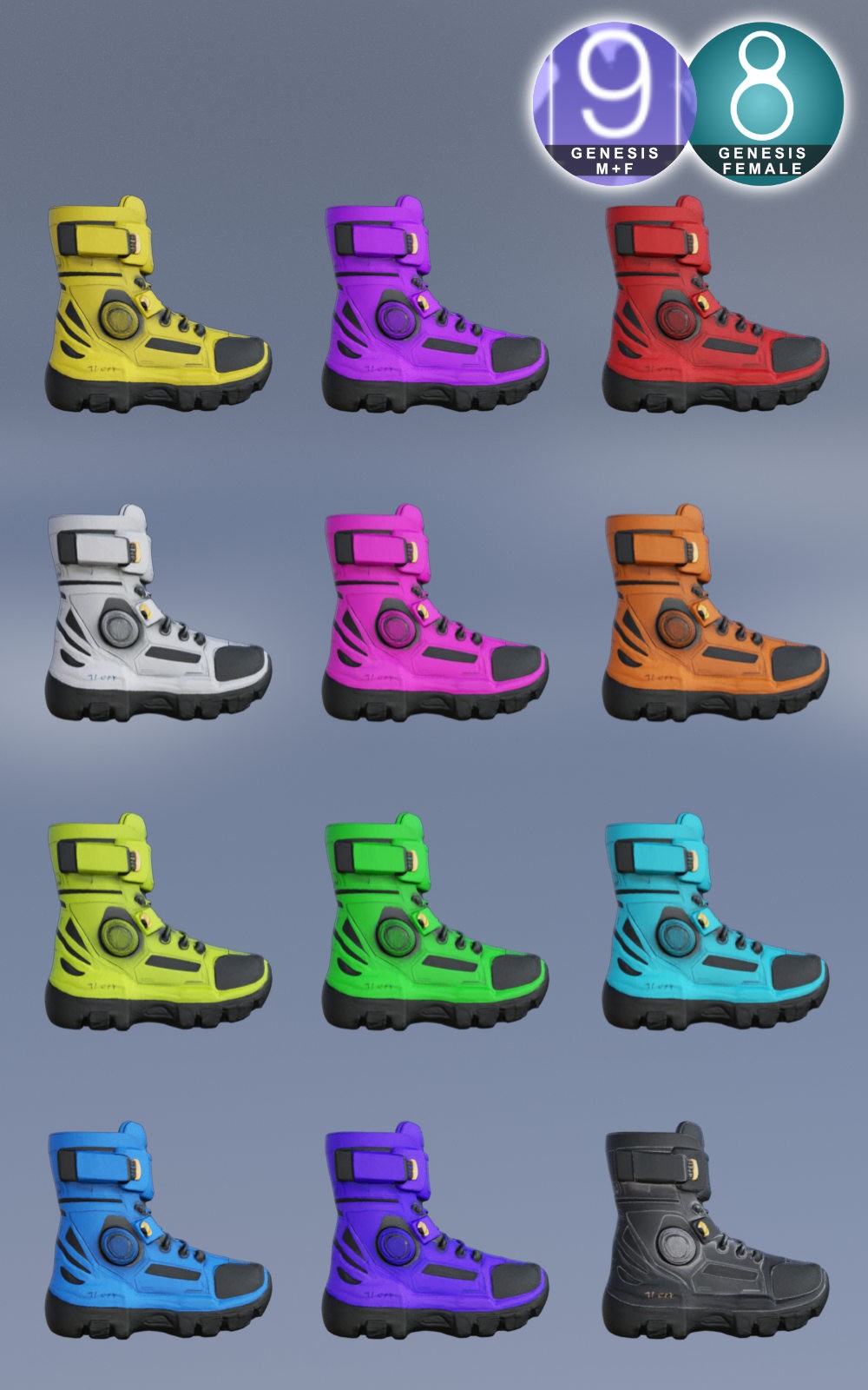 Sci-Fi Boots MK1 Premium Pack by N/A