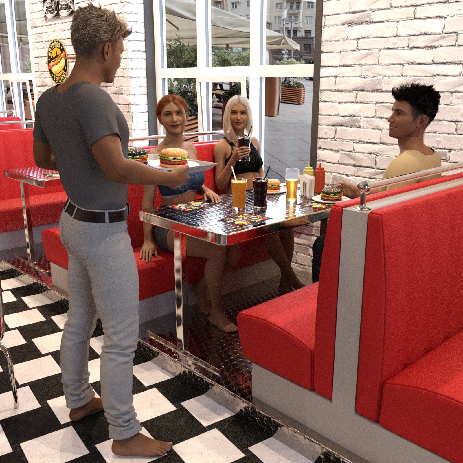 SAMANT TheDiner_POSES by N/A