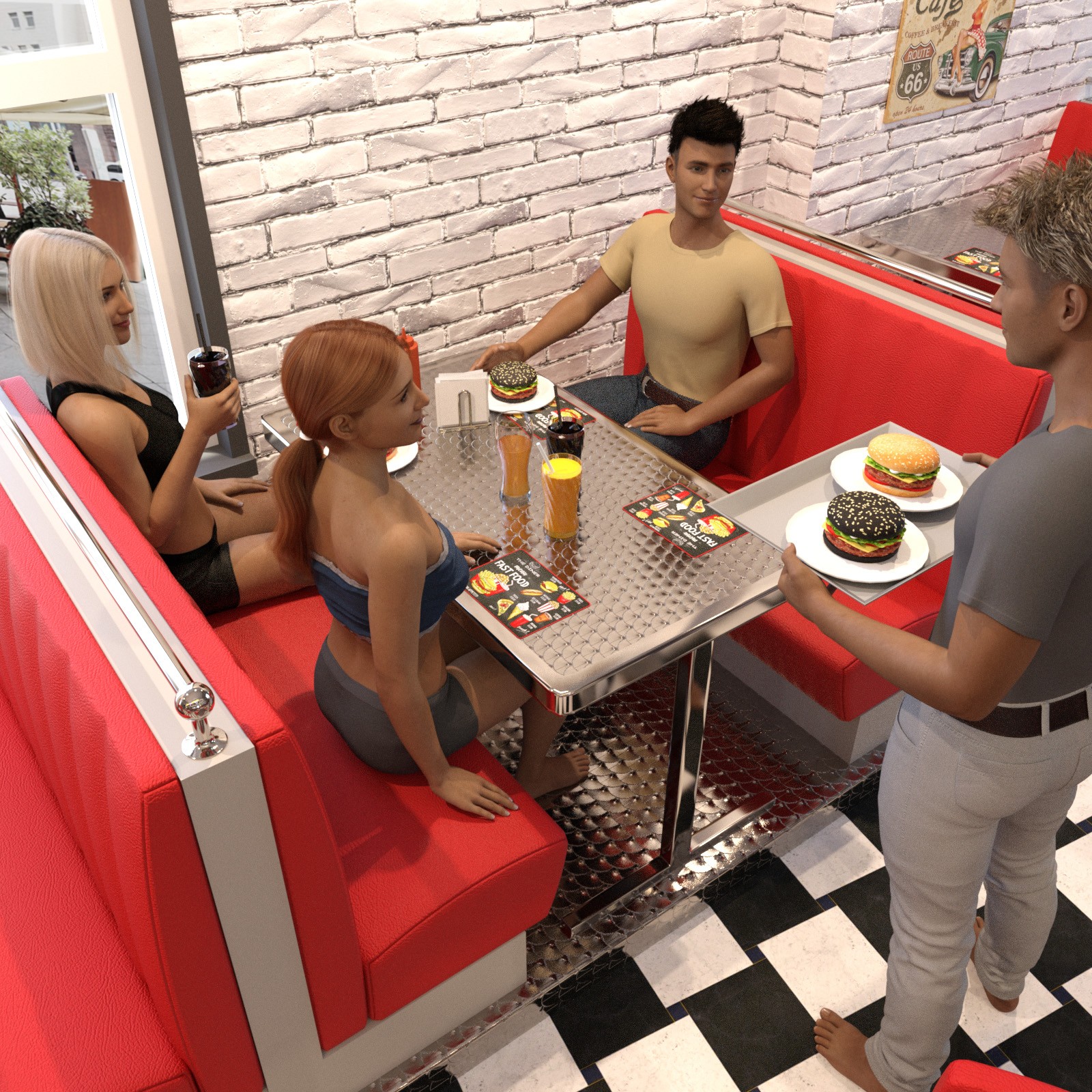 SAMANT TheDiner_POSES by N/A