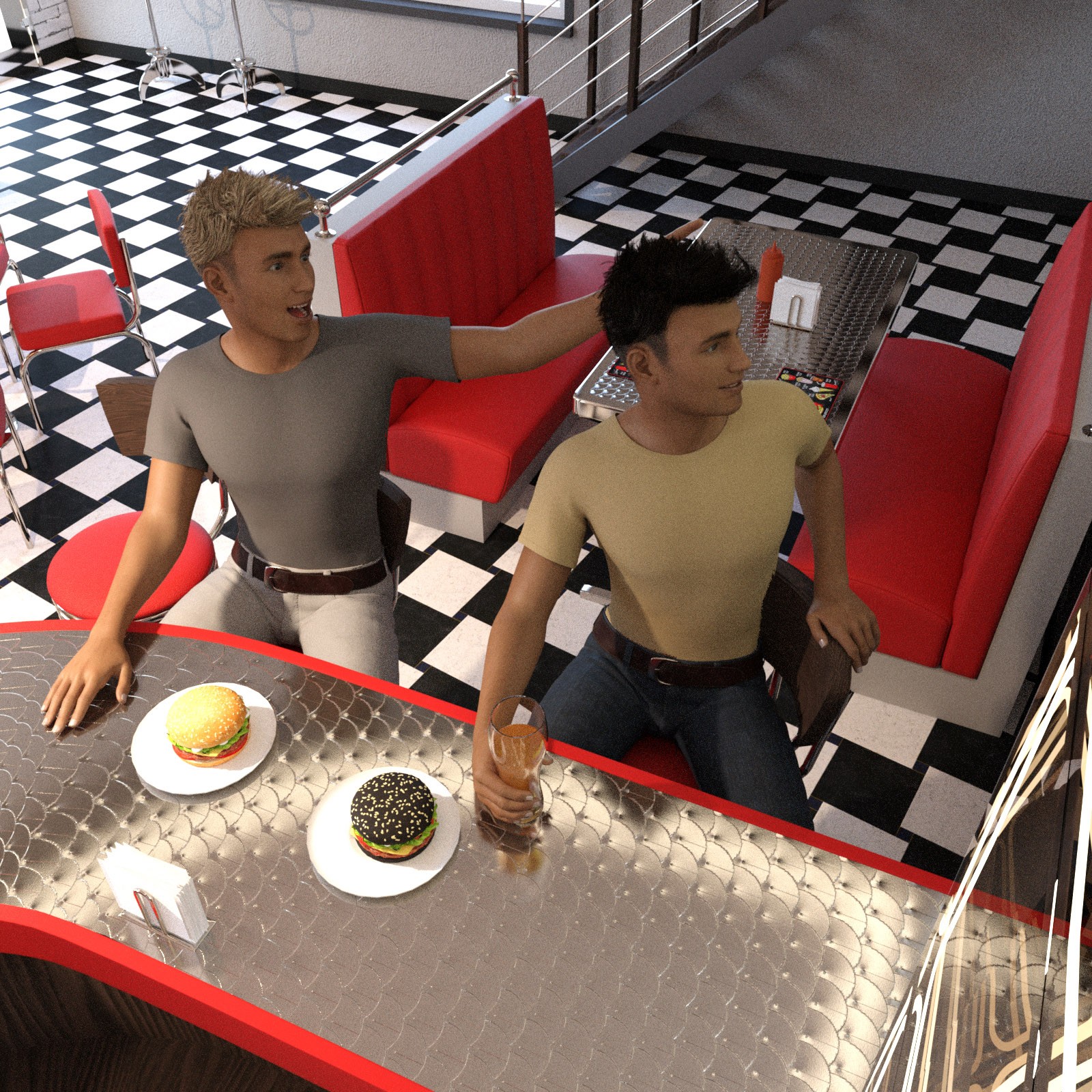 SAMANT TheDiner_POSES by N/A