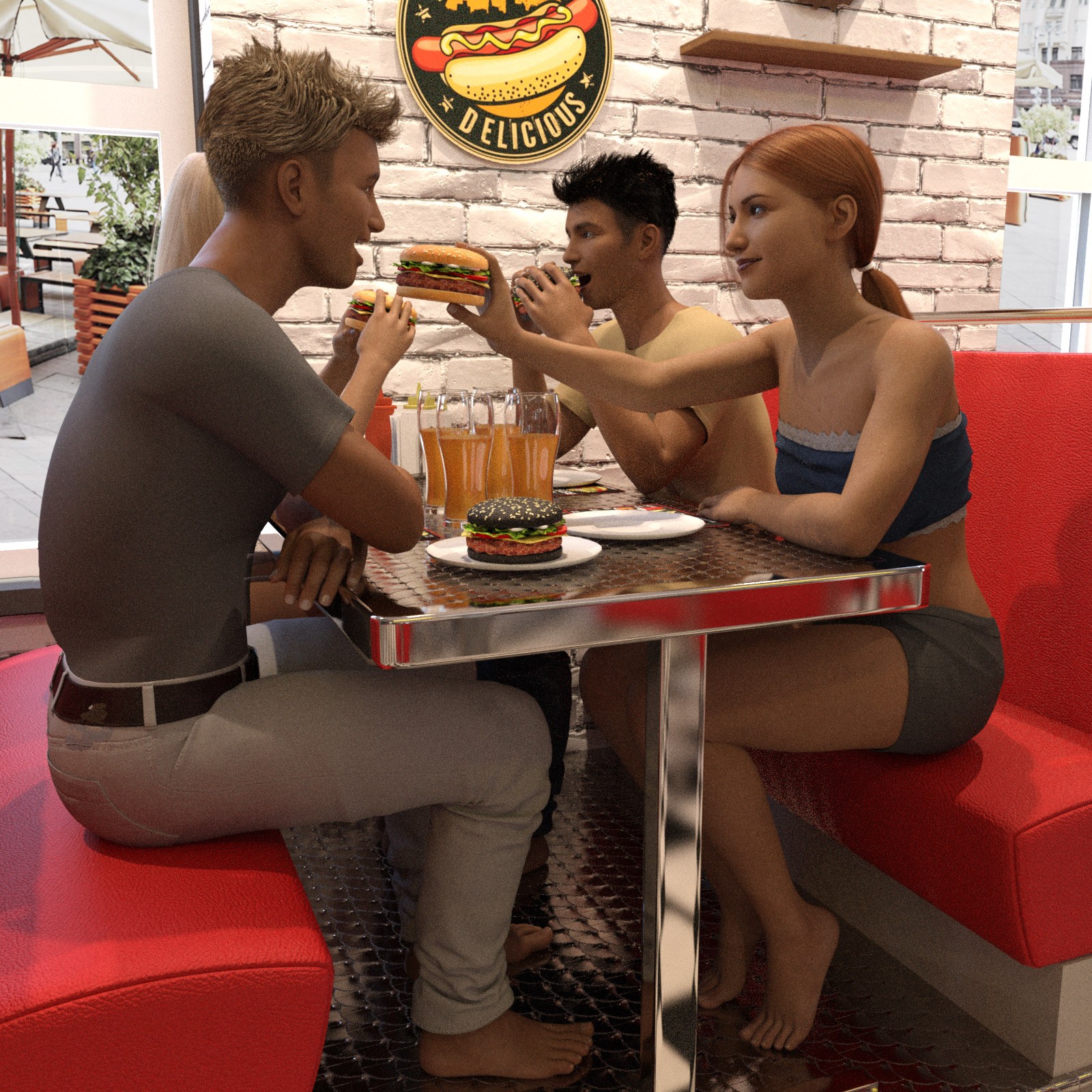 SAMANT TheDiner_POSES by N/A