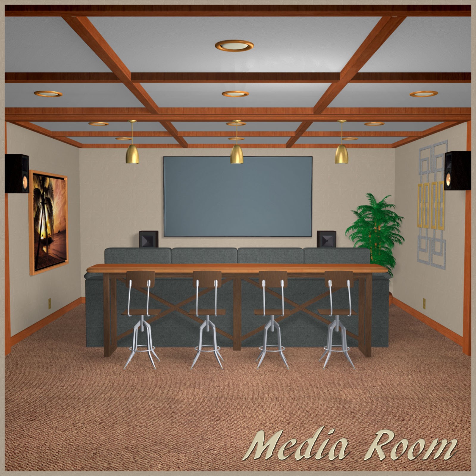 Media Room Set by N/A