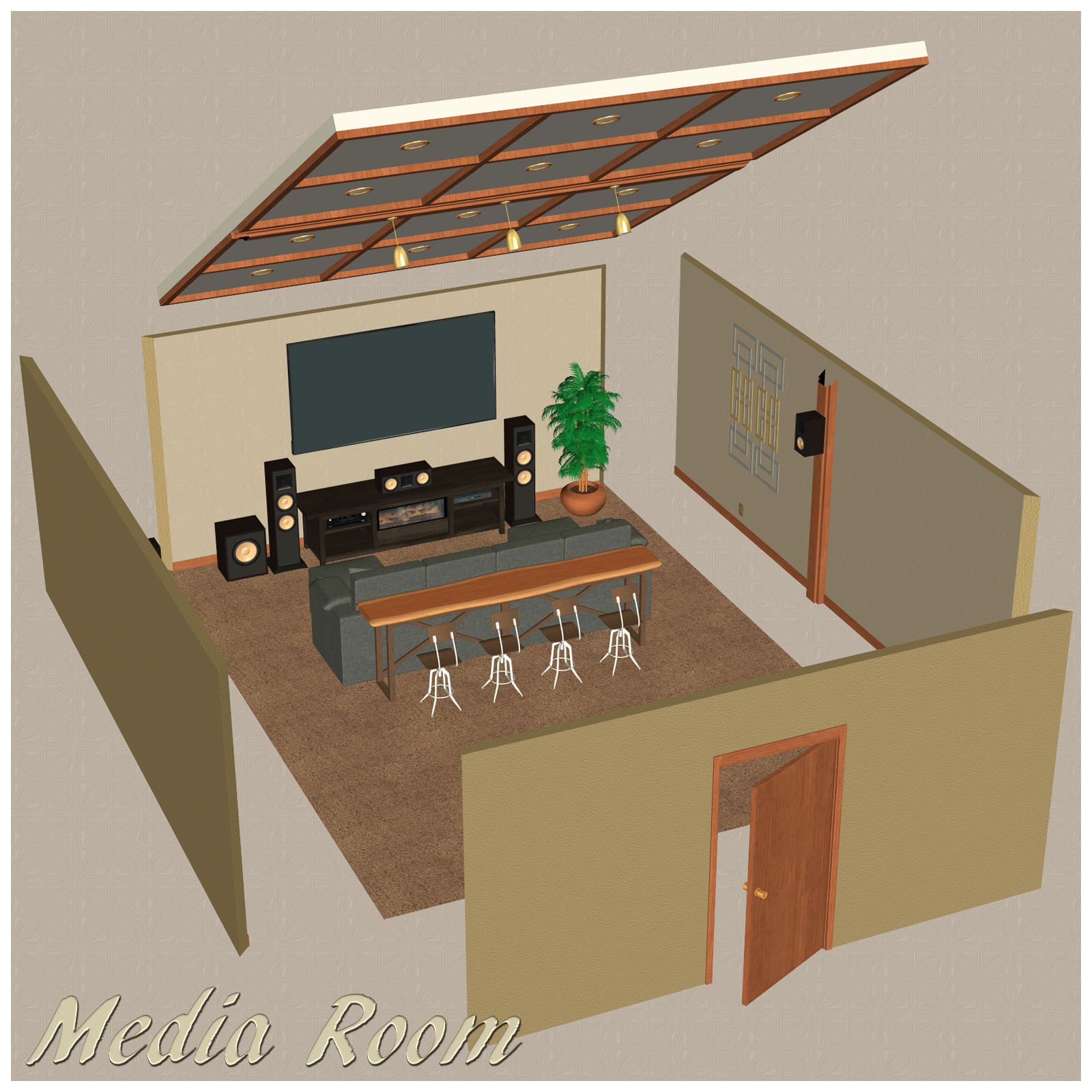 Media Room Set by N/A
