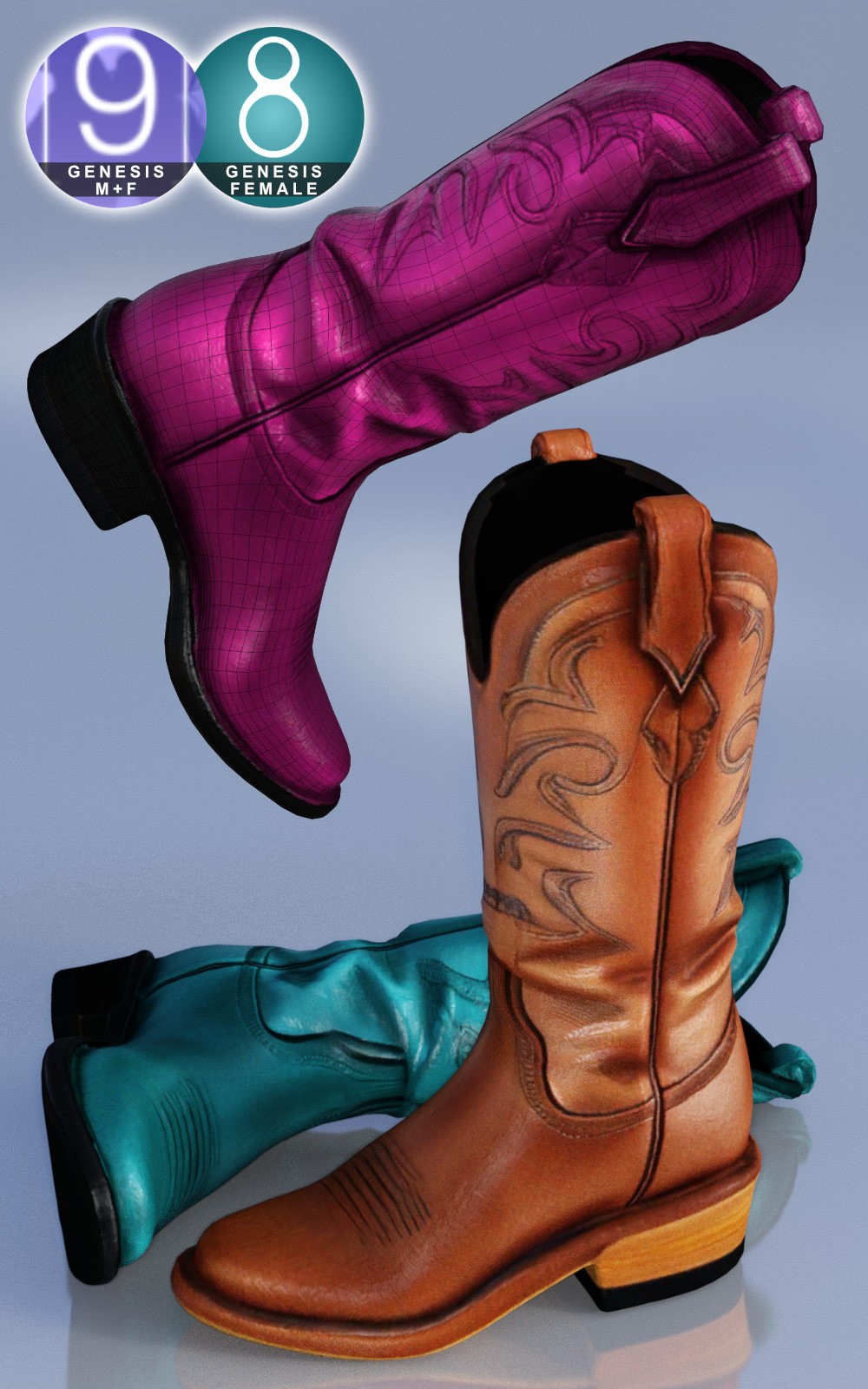 Classic Cowboy Boots MK1 Premium Pack by N/A
