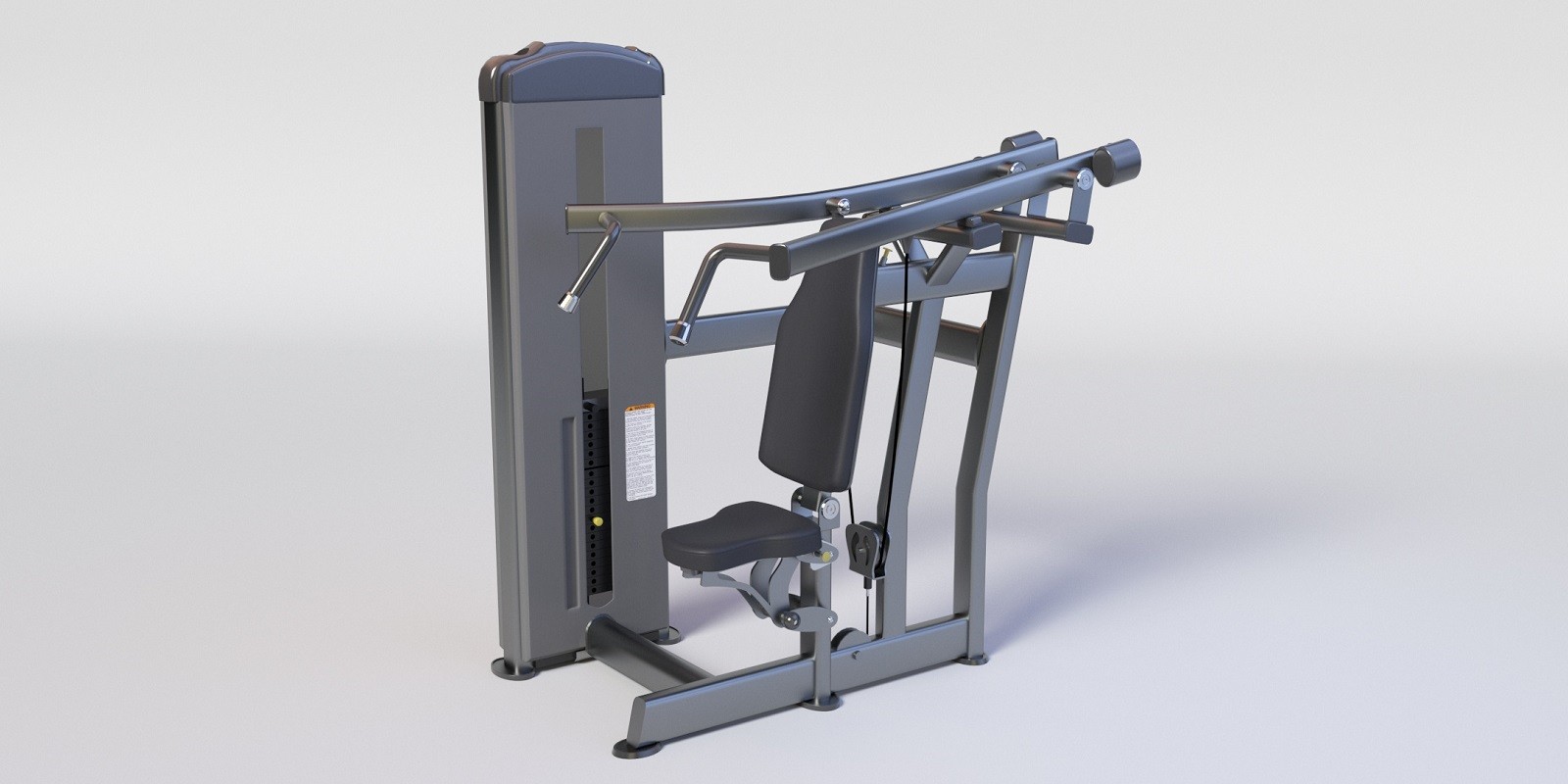 FUSE XL SHOULDER PRESS – Low-Poly 3D Gym Equipment Model by N/A