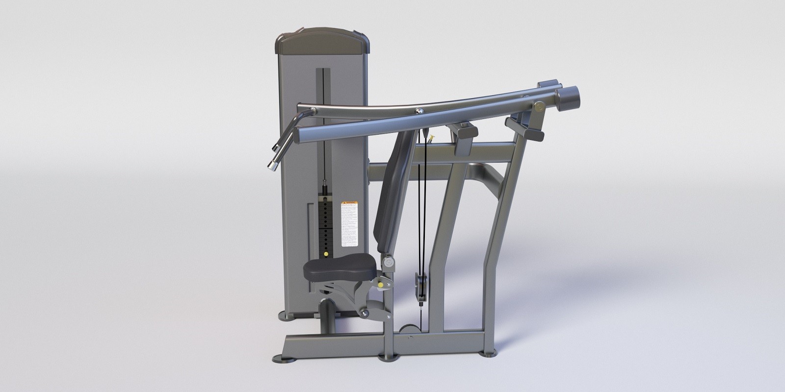 FUSE XL SHOULDER PRESS – Low-Poly 3D Gym Equipment Model by N/A