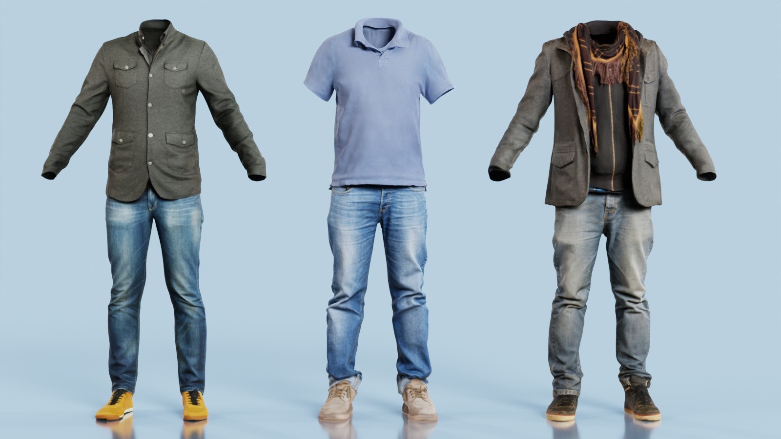 Casual Male Outfits Volume 4 for Genesis 8 Male by N/A