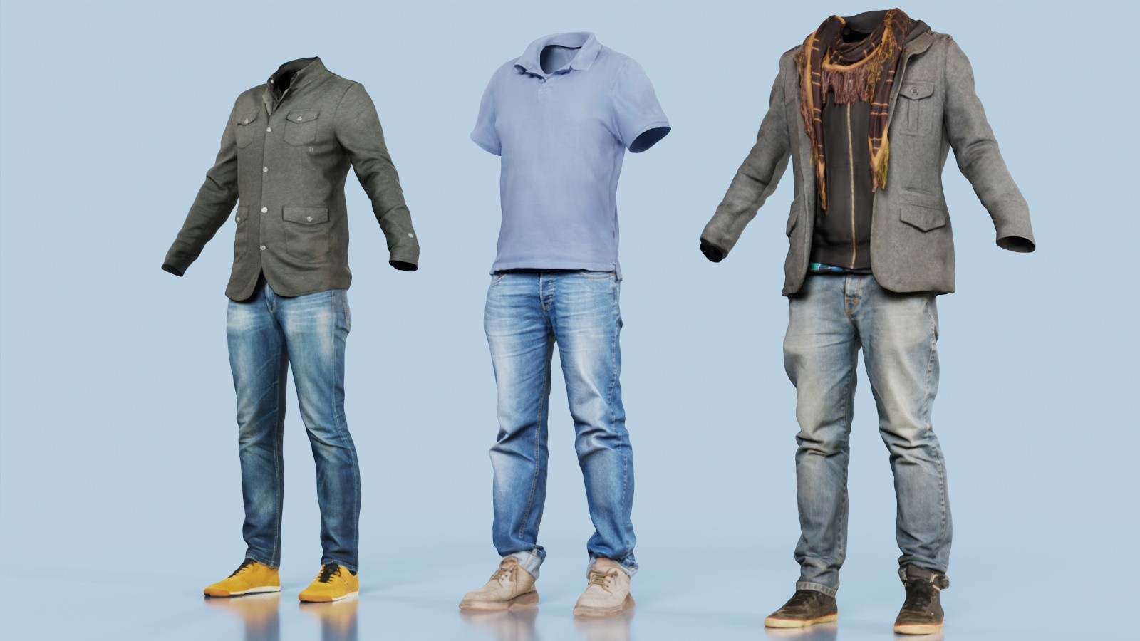 Casual Male Outfits Volume 4 for Genesis 8 Male by N/A