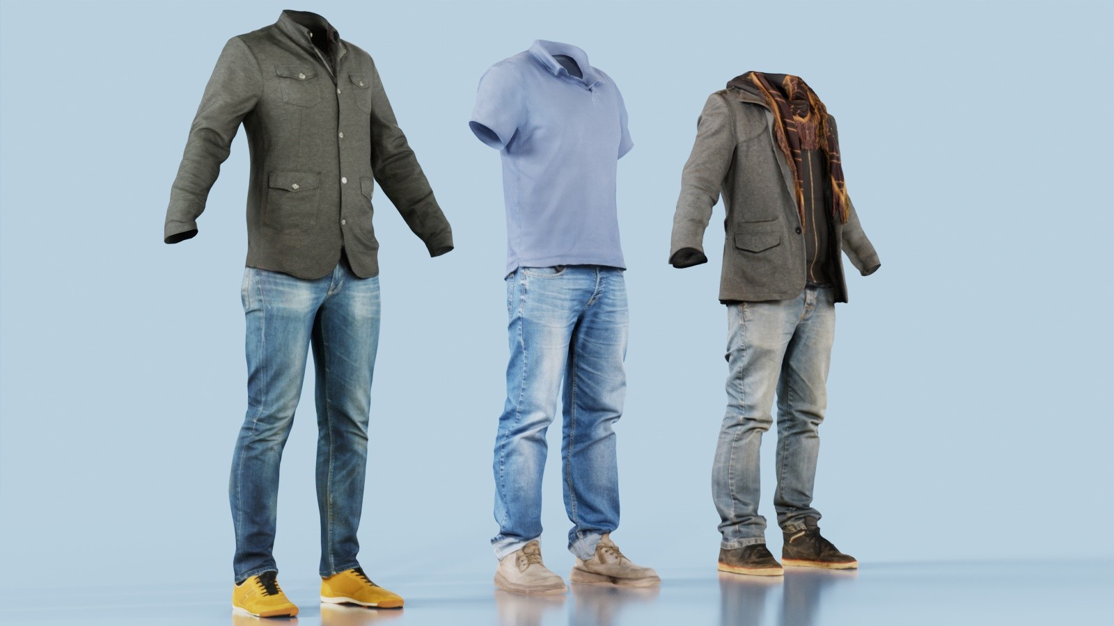 Casual Male Outfits Volume 4 for Genesis 8 Male by N/A