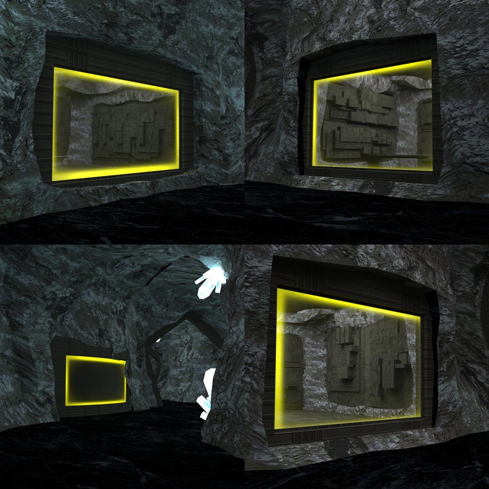 Subterranean Alien Cell Block for Poser by N/A