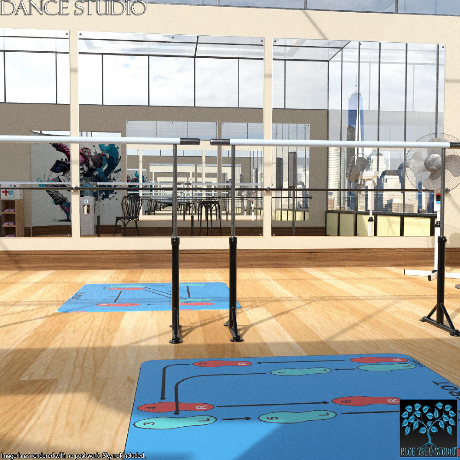 Dance Studio for Poser by N/A