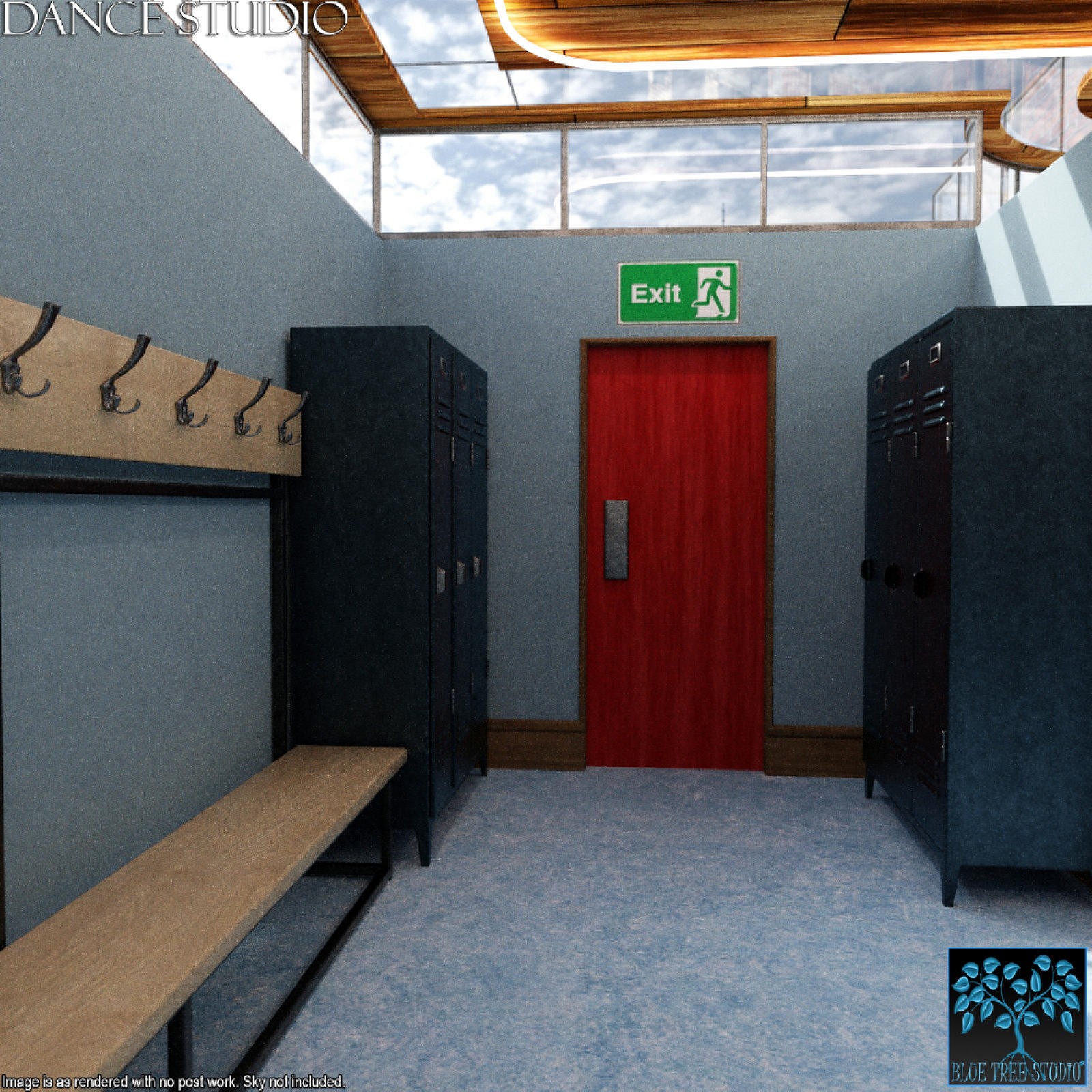 Dance Studio for Poser by N/A
