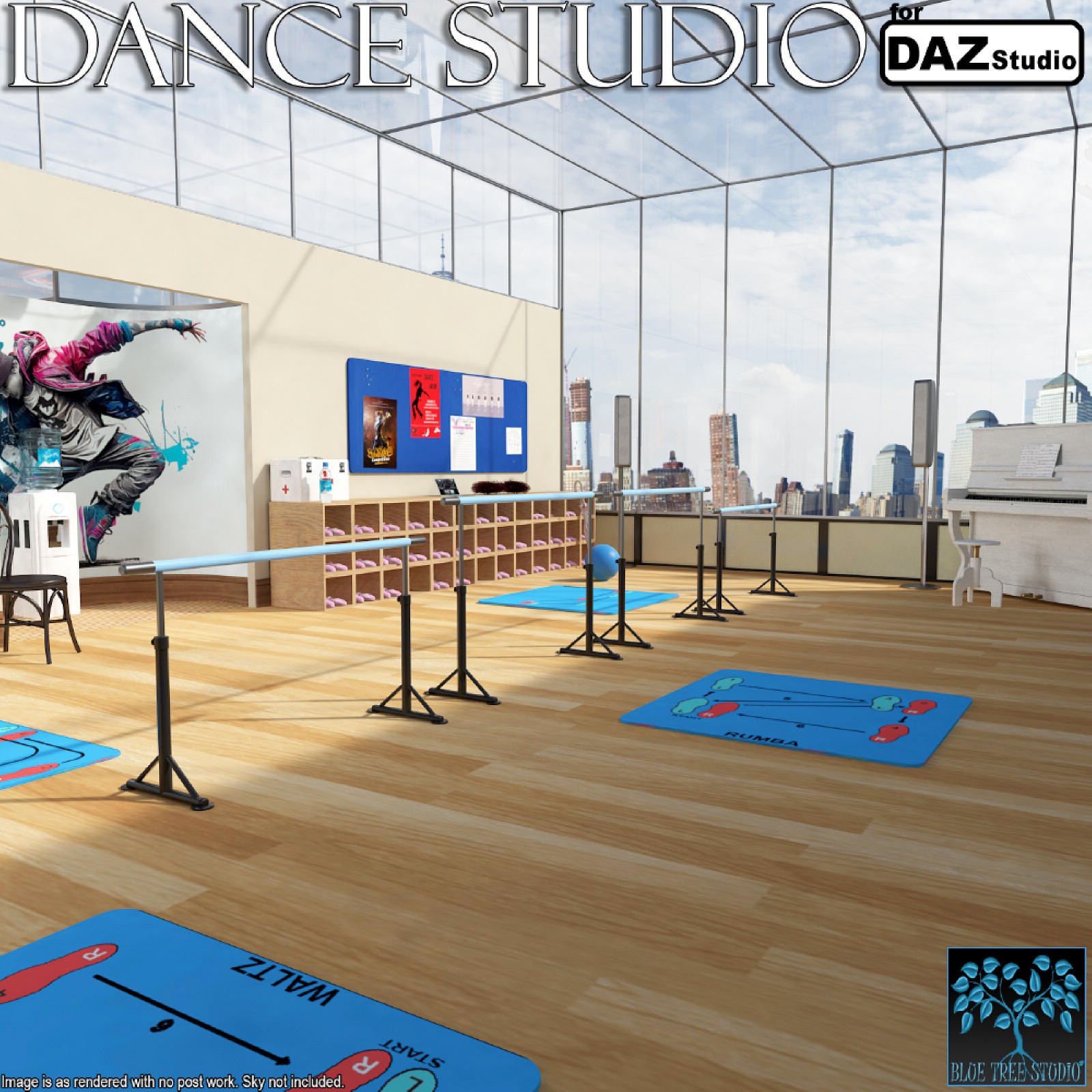 Dance Studio for Daz by N/A
