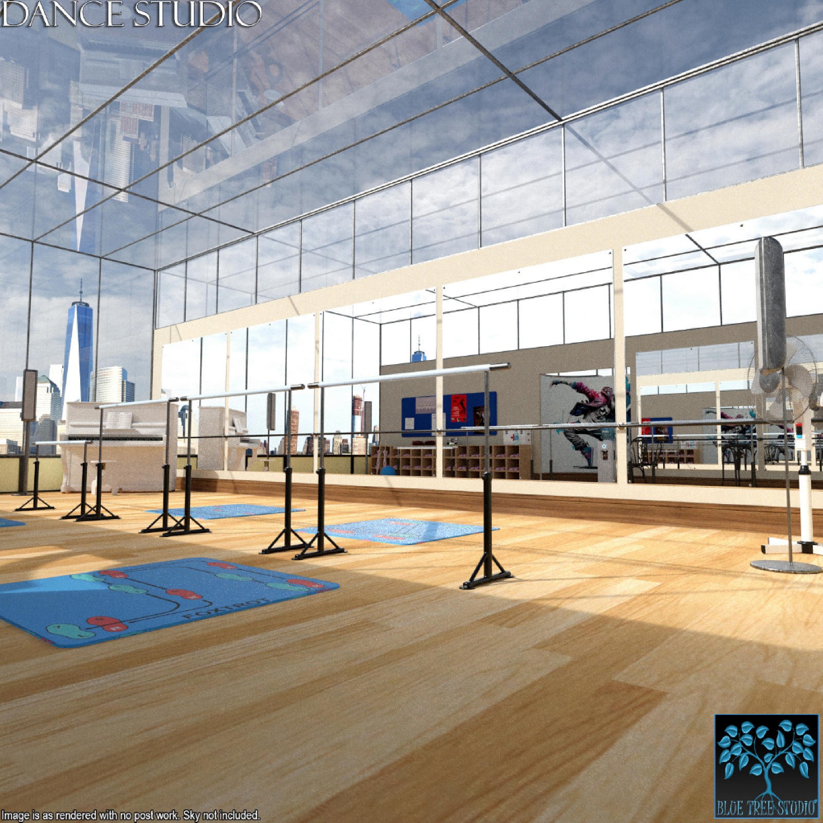 Dance Studio for Daz by N/A