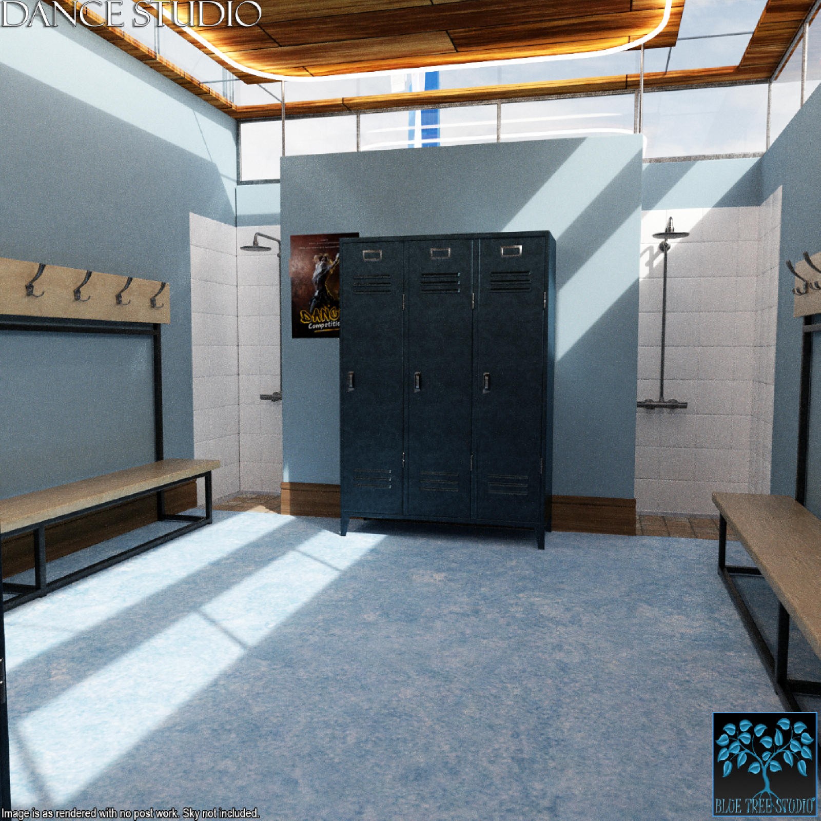 Dance Studio for Daz by N/A
