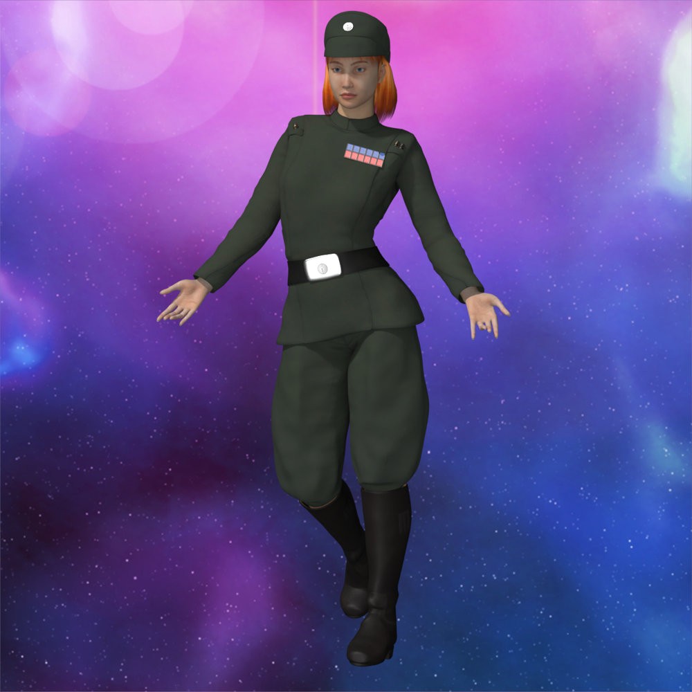 Imperial Officer for La Femme 2 for Poser by N/A