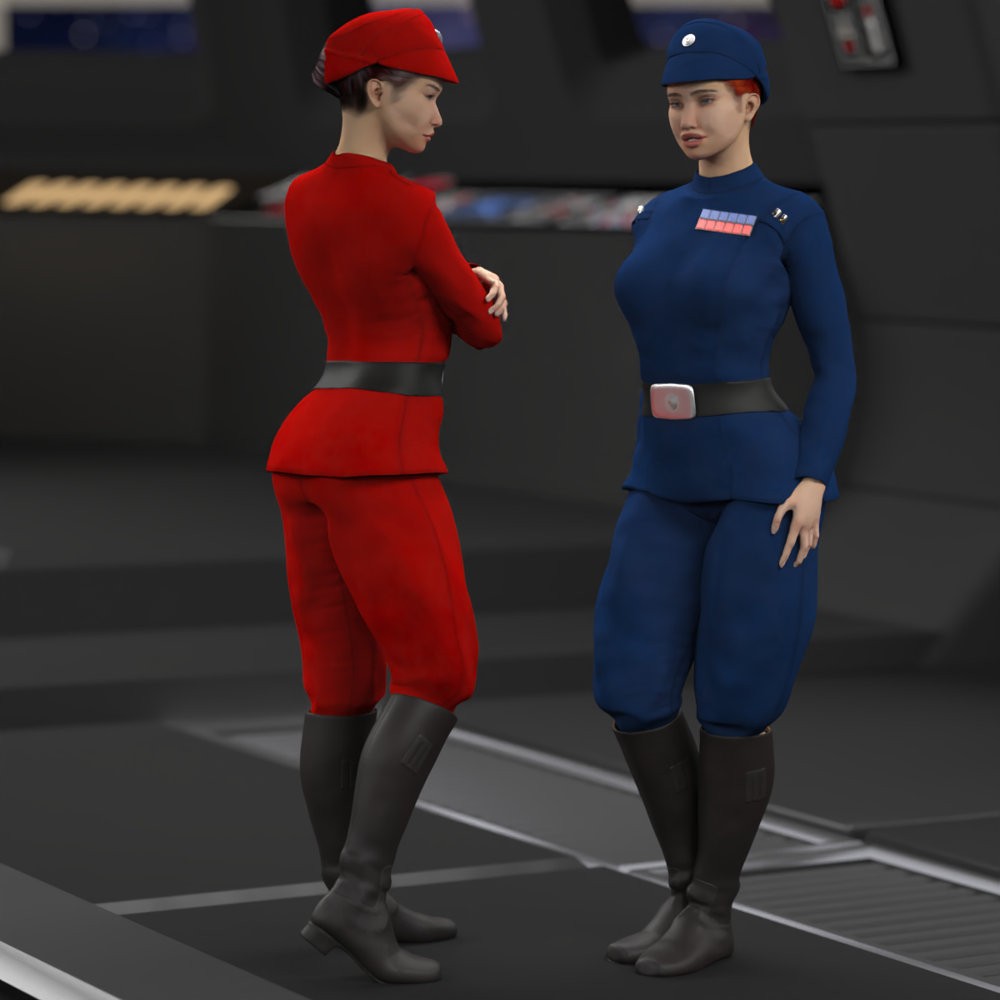 Imperial Officer for La Femme 2 for Poser by N/A
