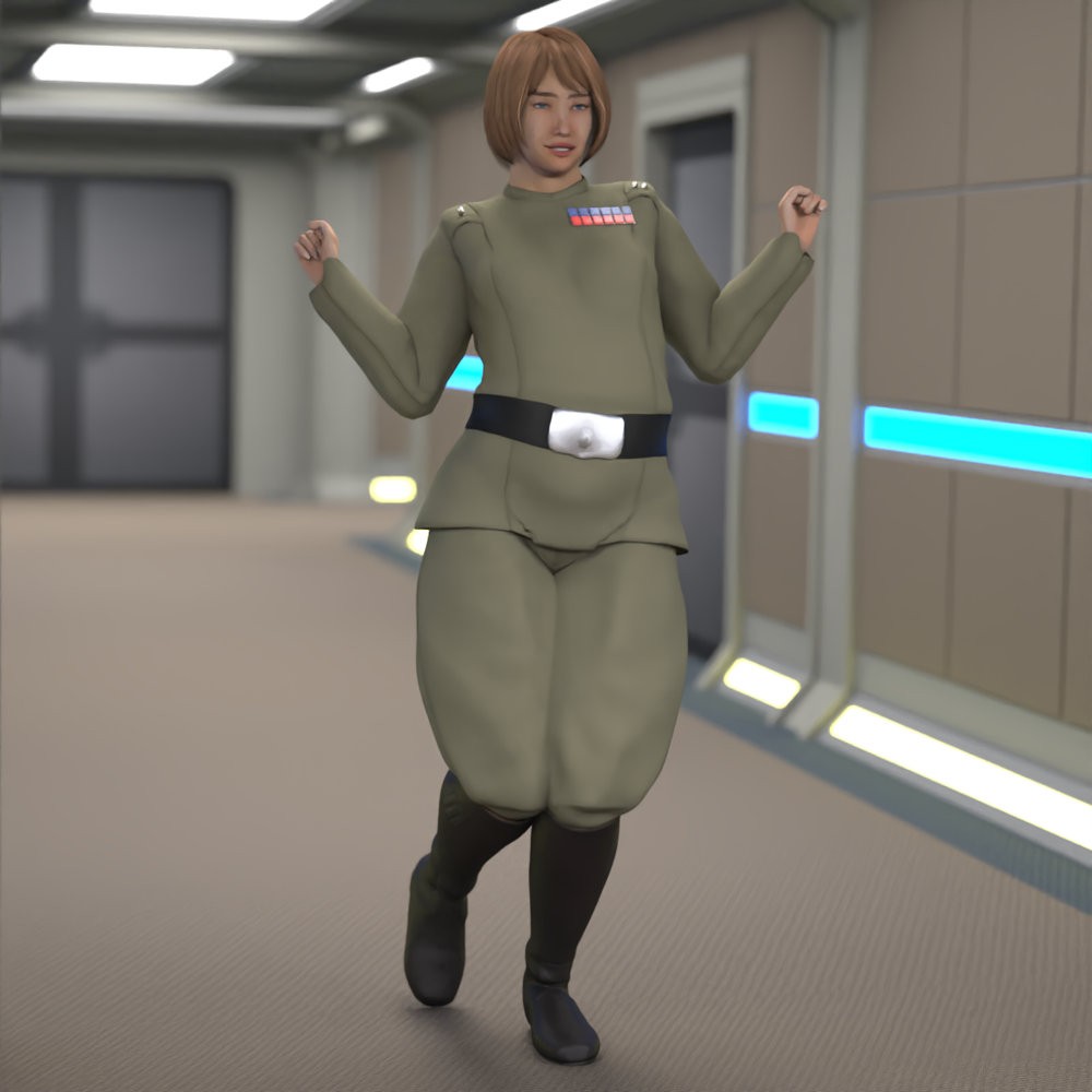 Imperial Officer for La Femme 2 for Poser by N/A
