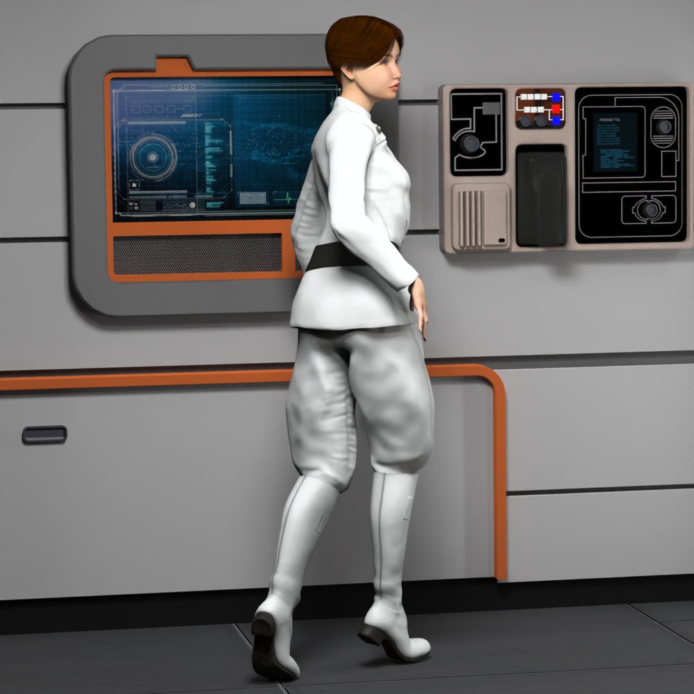 Imperial Officer for La Femme 2 for Poser by N/A